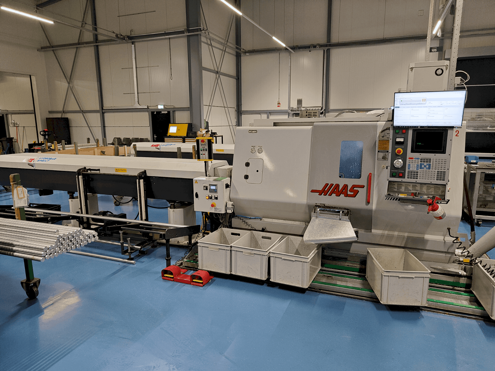 Prikaz stroja HAAS TL-15BHE sprijeda