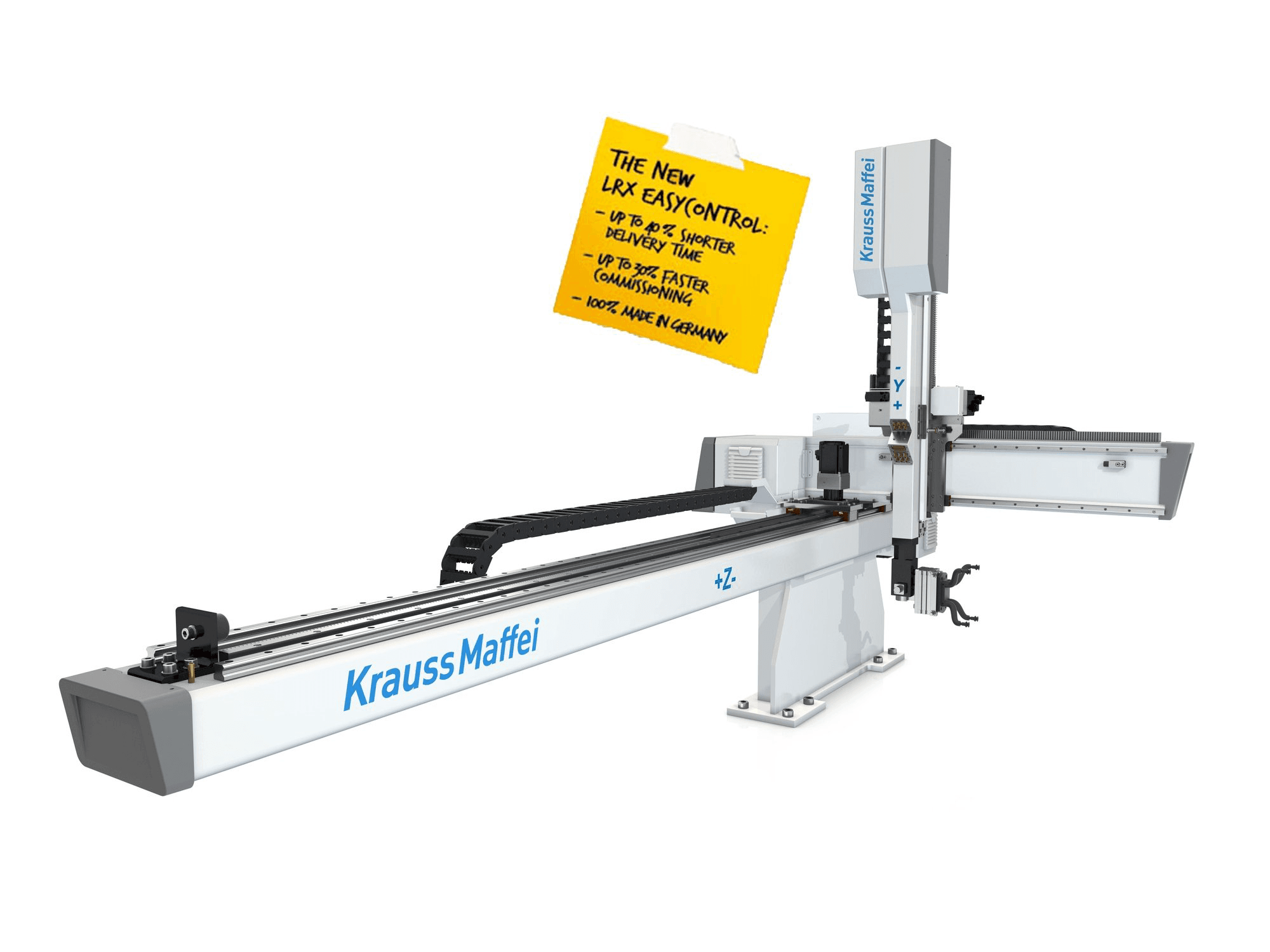 Prikaz stroja Krauss Maffei LRX EasyControl 50 sprijeda