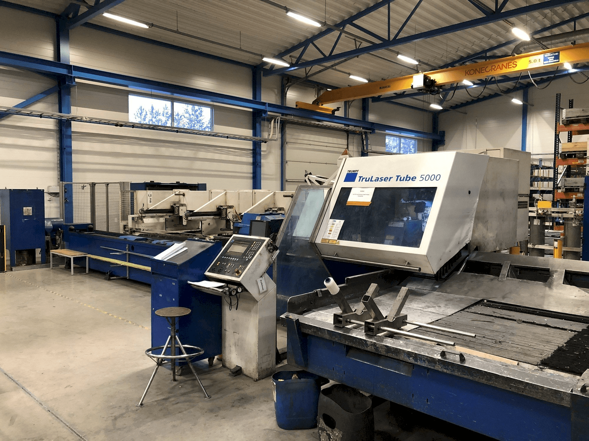 Prikaz stroja Trumpf TruLaser Tube 5000 sprijeda