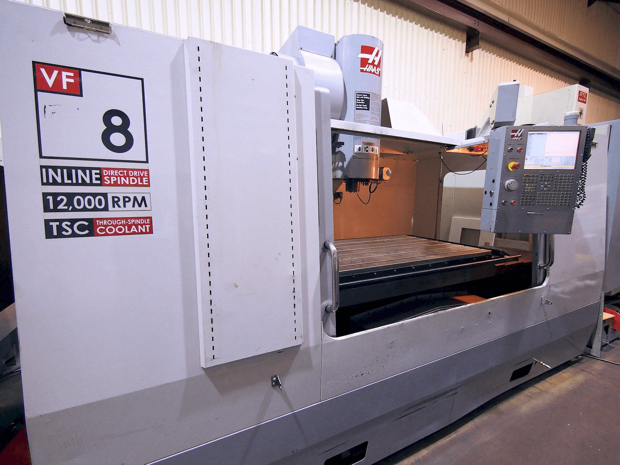 Prikaz stroja HAAS VF-8/40 CE sprijeda