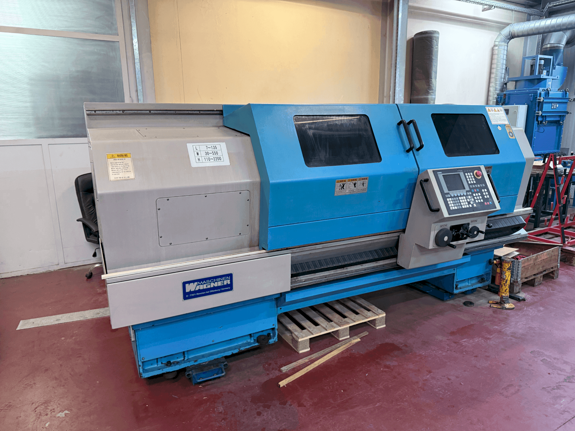 Prikaz stroja WAGNER WDE 500 sprijeda
