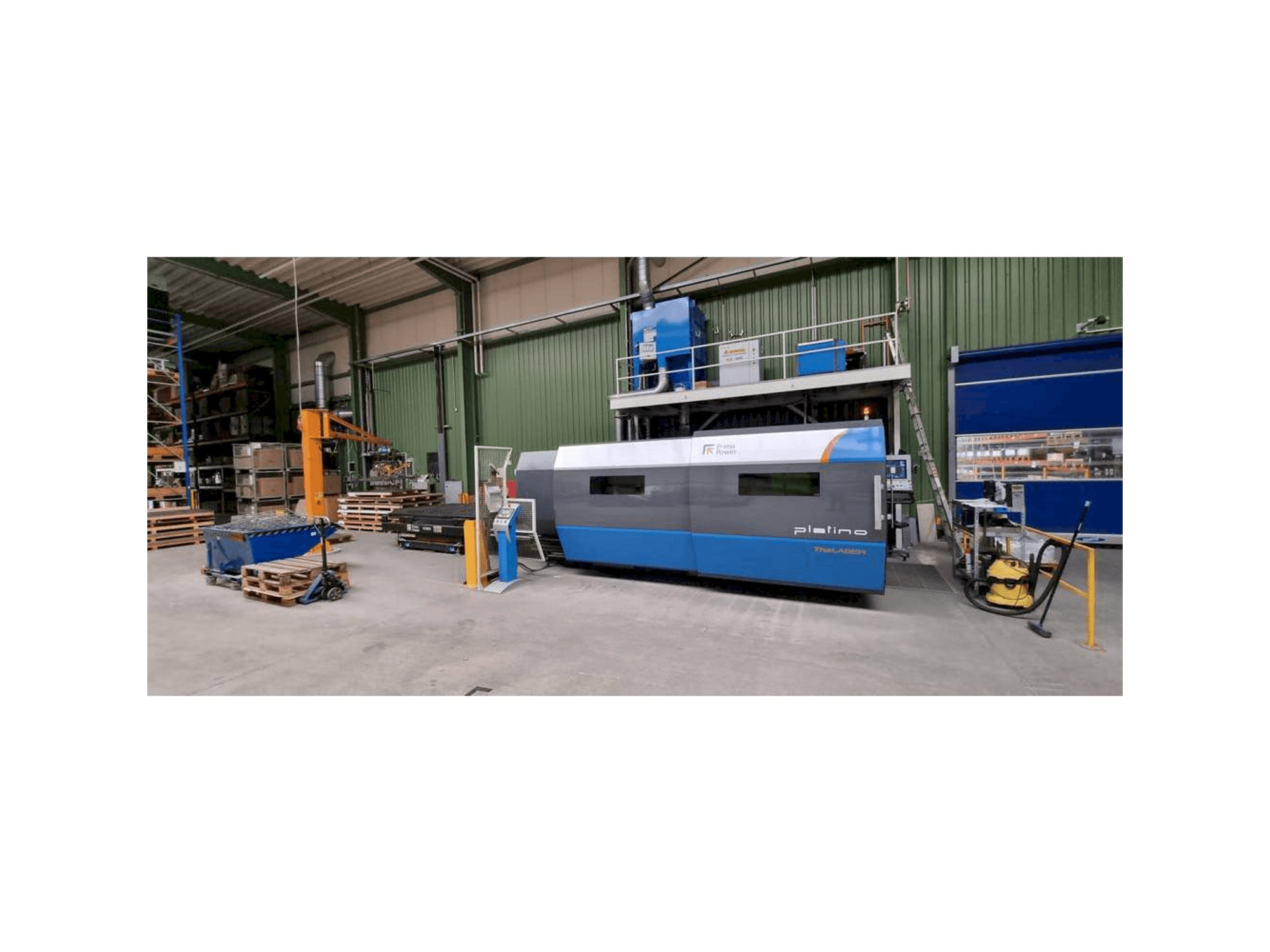 Prikaz stroja Prima Power Platino Fiber sprijeda