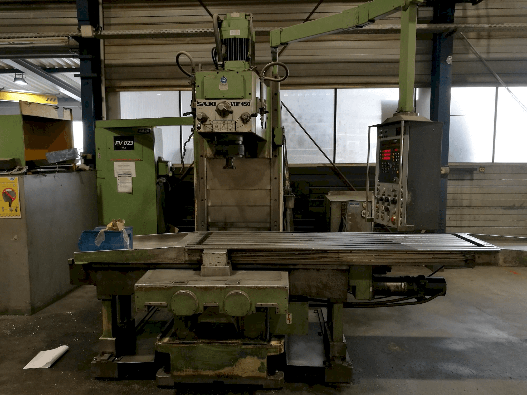 Prikaz stroja SAJO VBF450 sprijeda