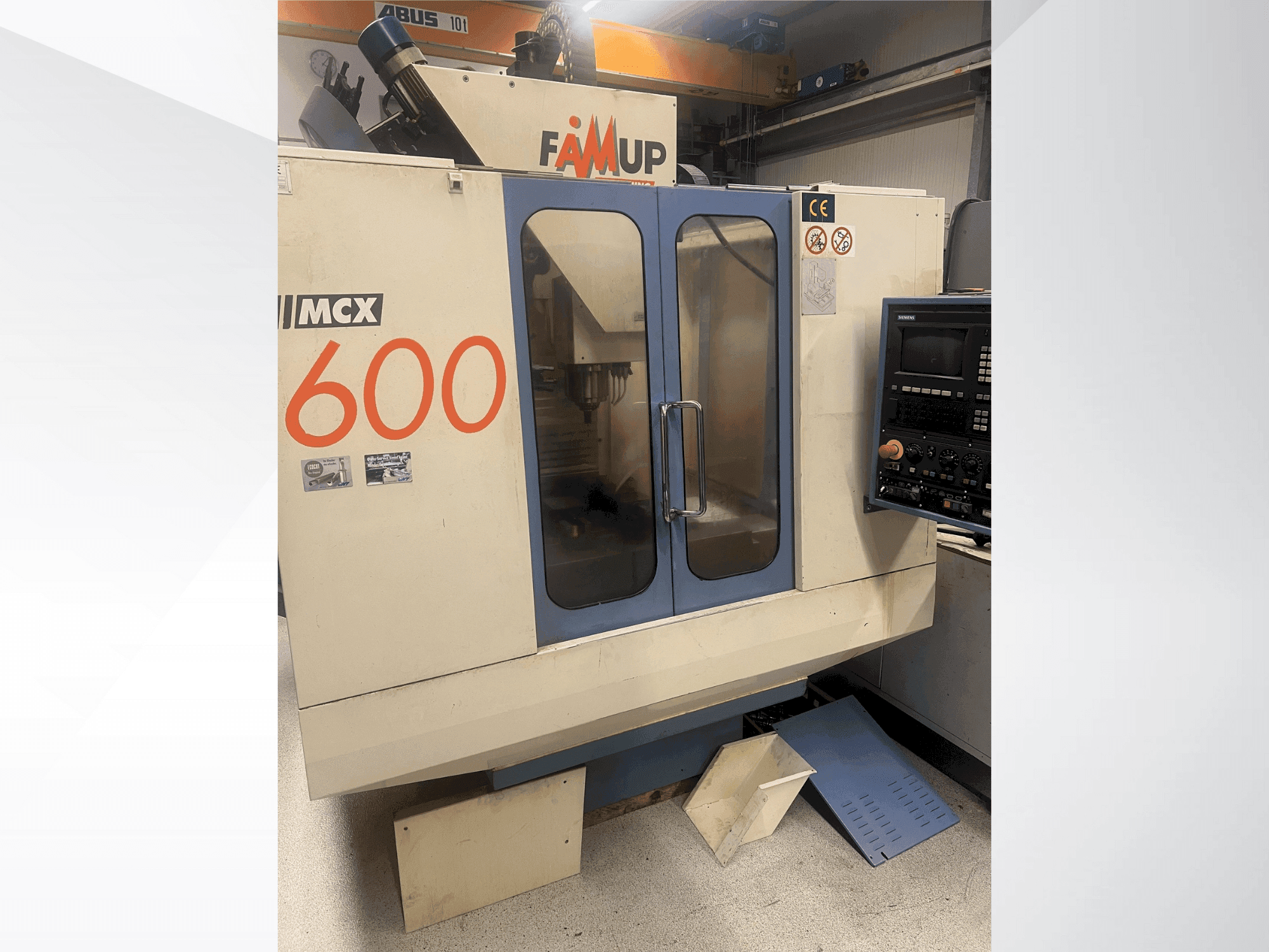 Prikaz stroja FAMUP MCX 600 sprijeda