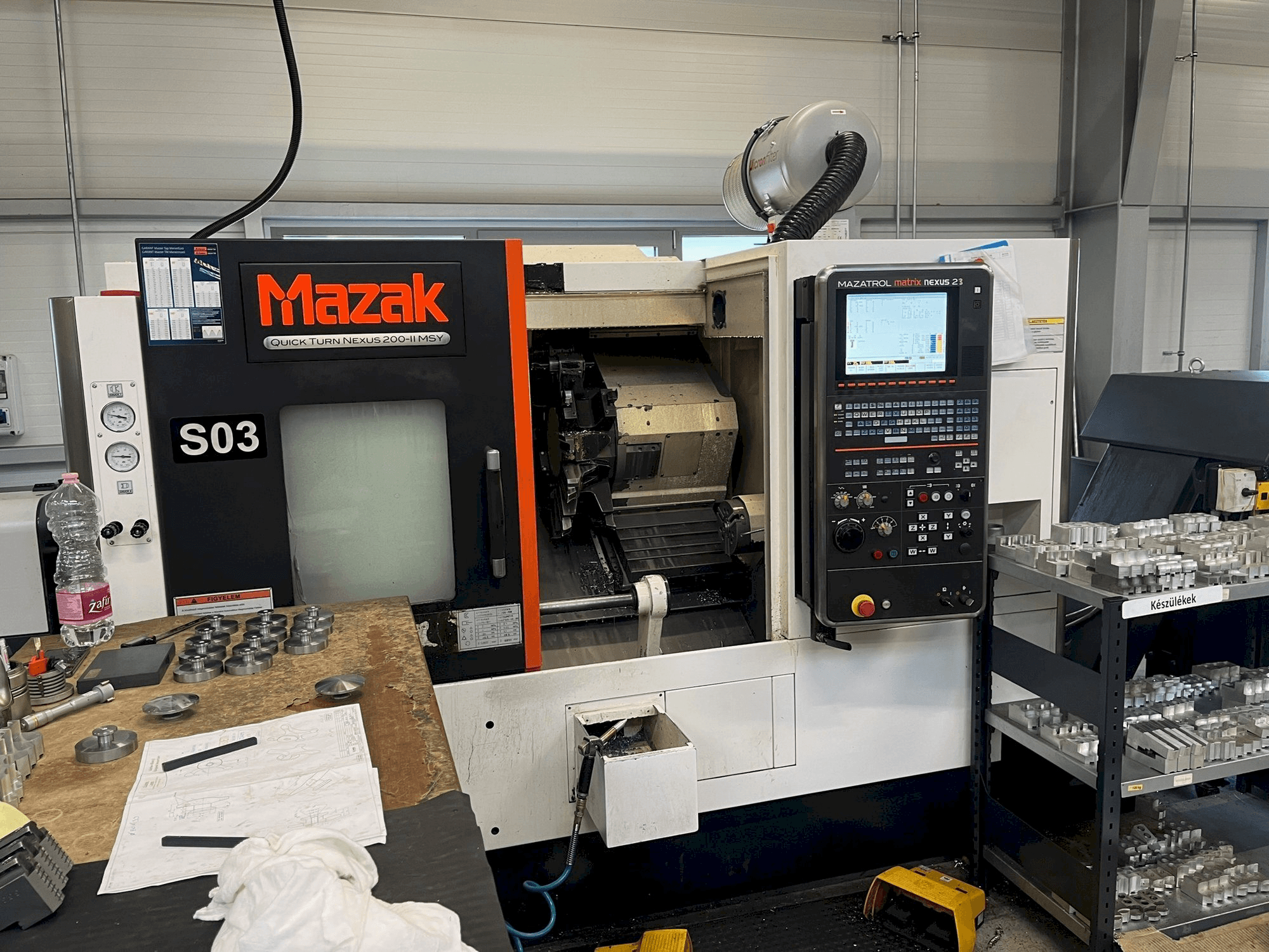 Prikaz stroja Mazak QTN200-MSY V6 sprijeda