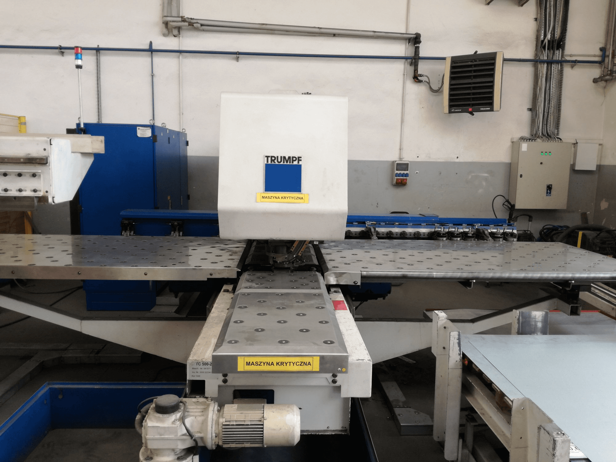 Prikaz stroja Trumpf Trumatic 500 sprijeda