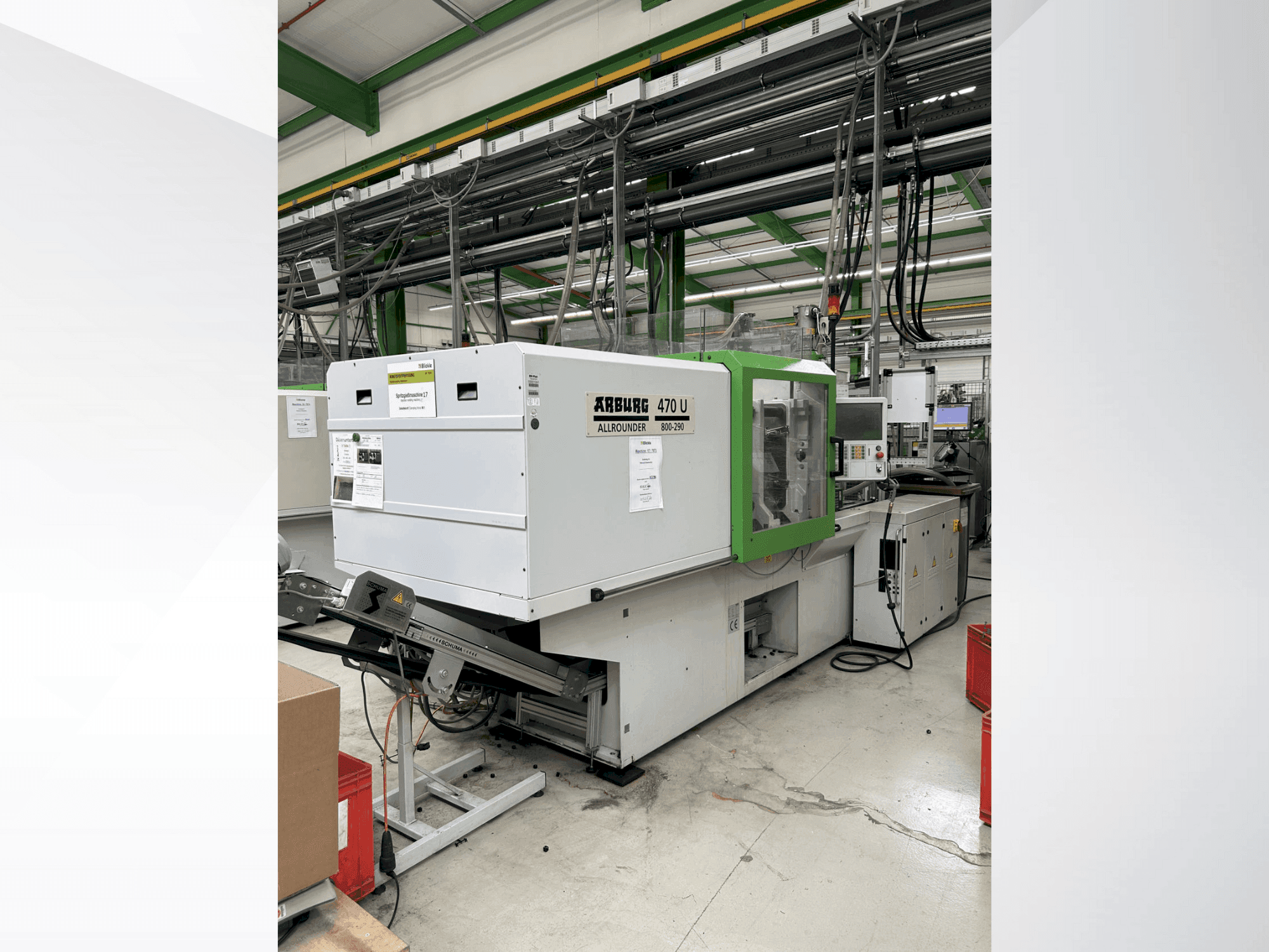 Prikaz stroja Arburg 470 U / 800-290 sprijeda