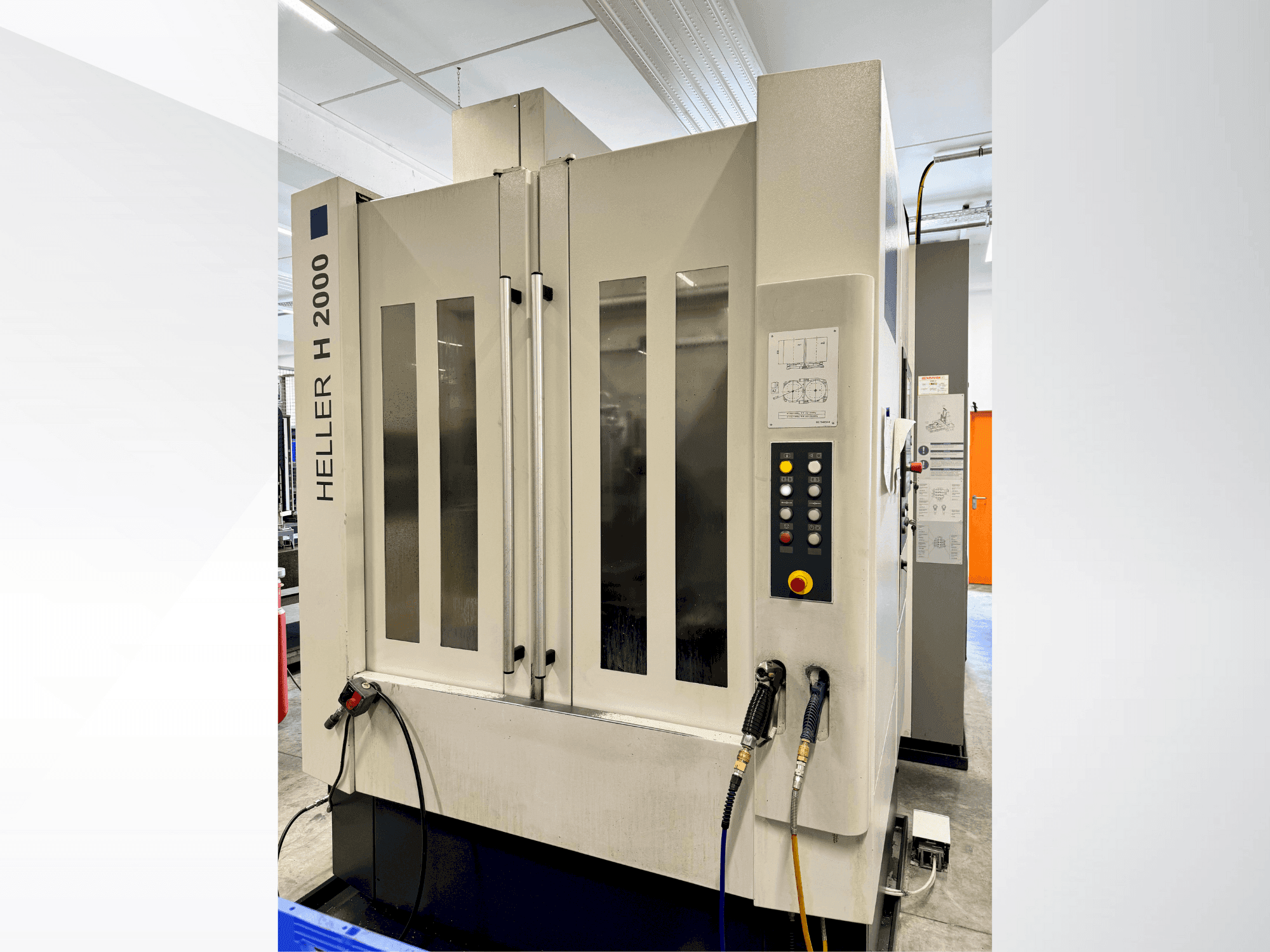 Prikaz stroja HELLER H2000 sprijeda