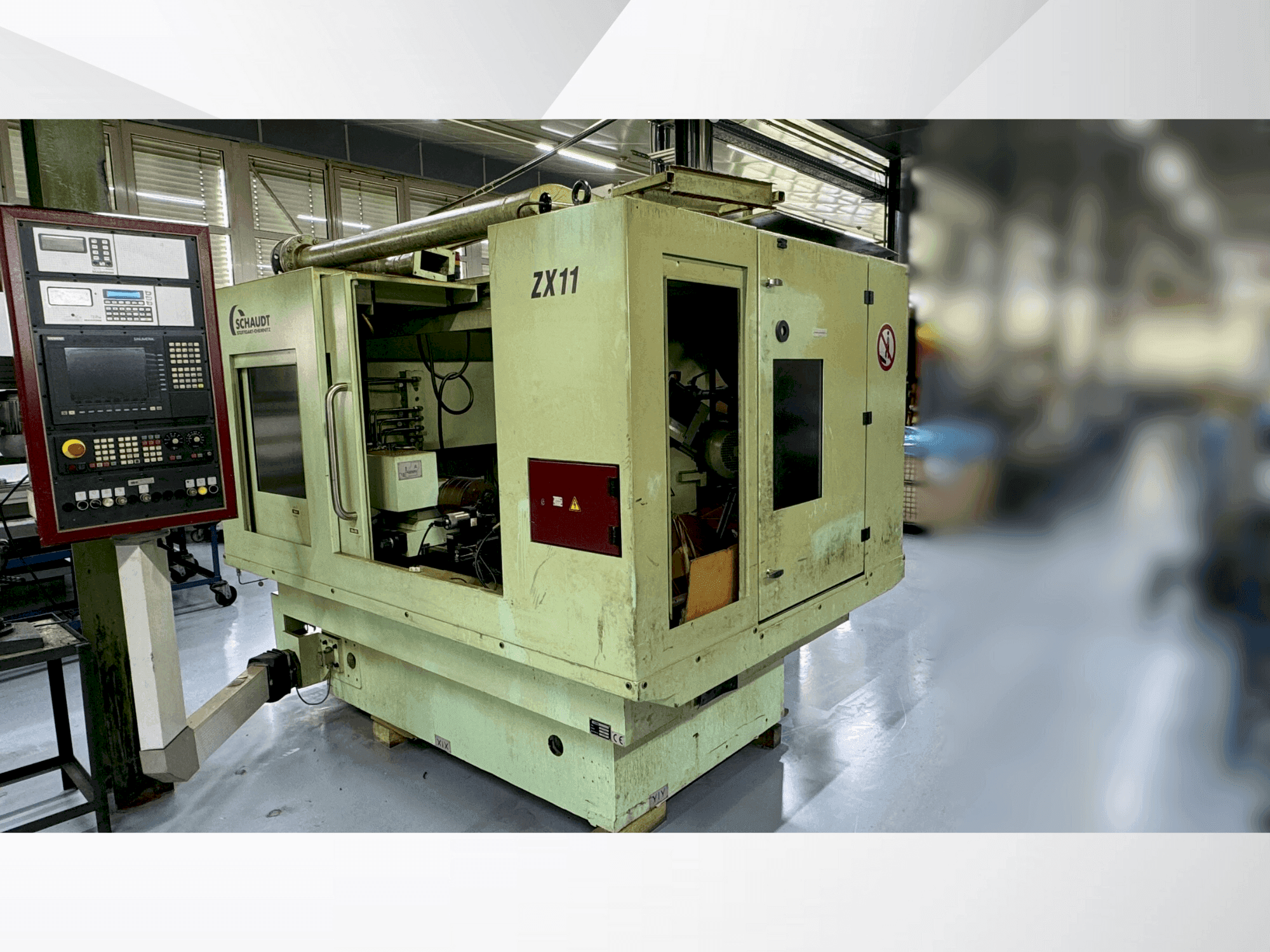 Prikaz stroja Schaudt ZX 11 sprijeda