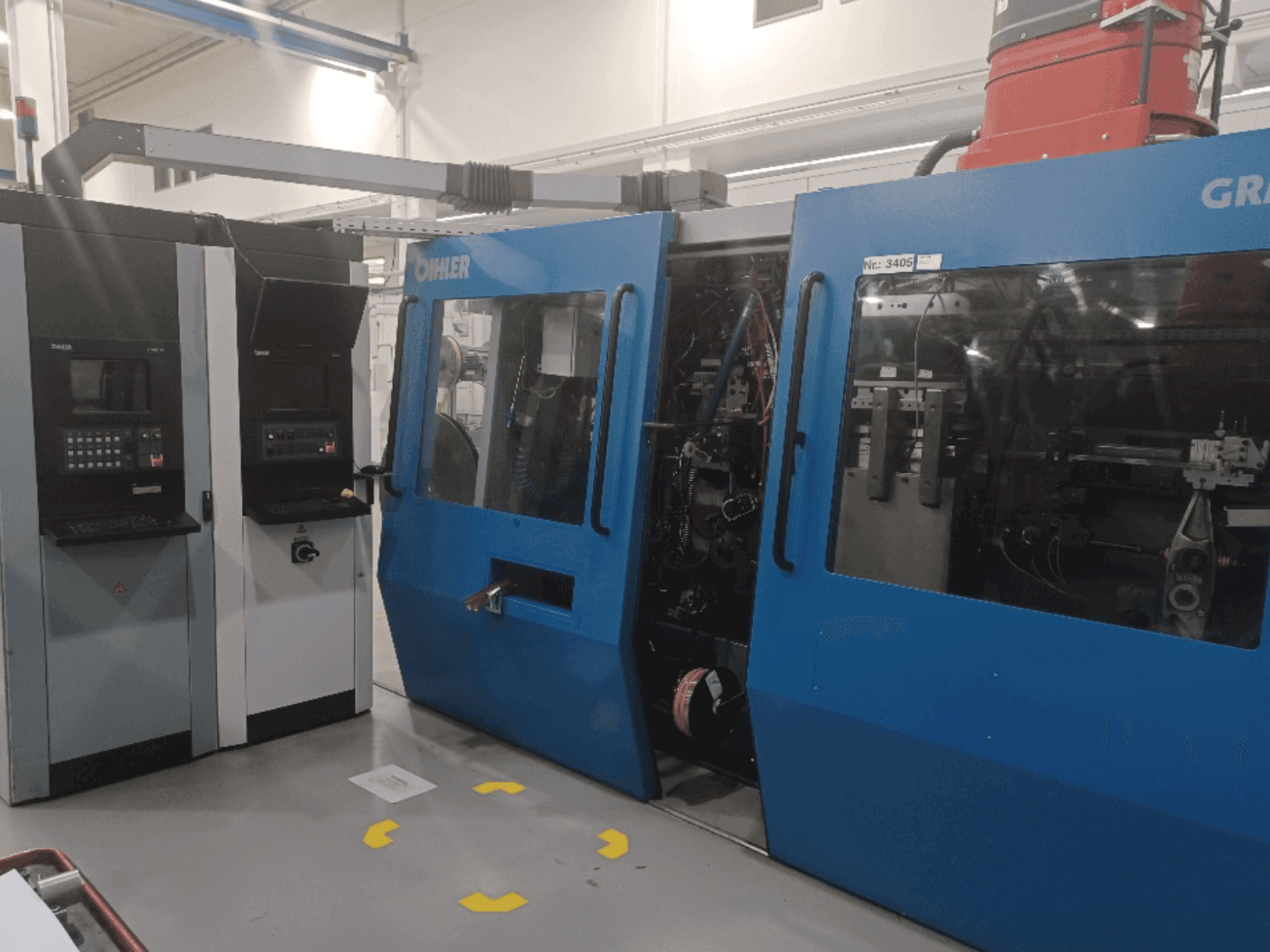 Prikaz stroja Bihler GRM 80E sprijeda