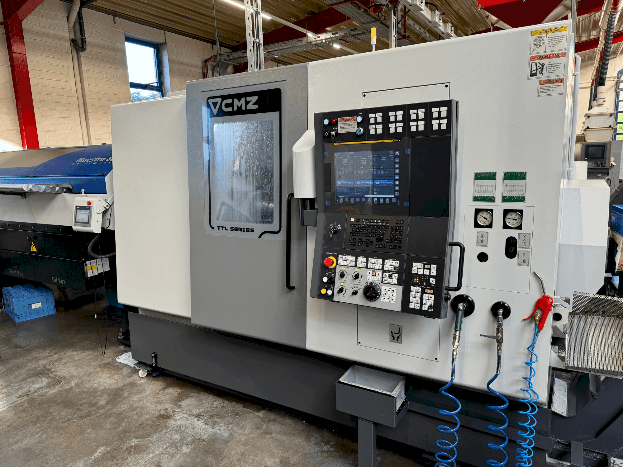 Prikaz stroja CMZ TTL-66-66-T1Y-T2Y sprijeda
