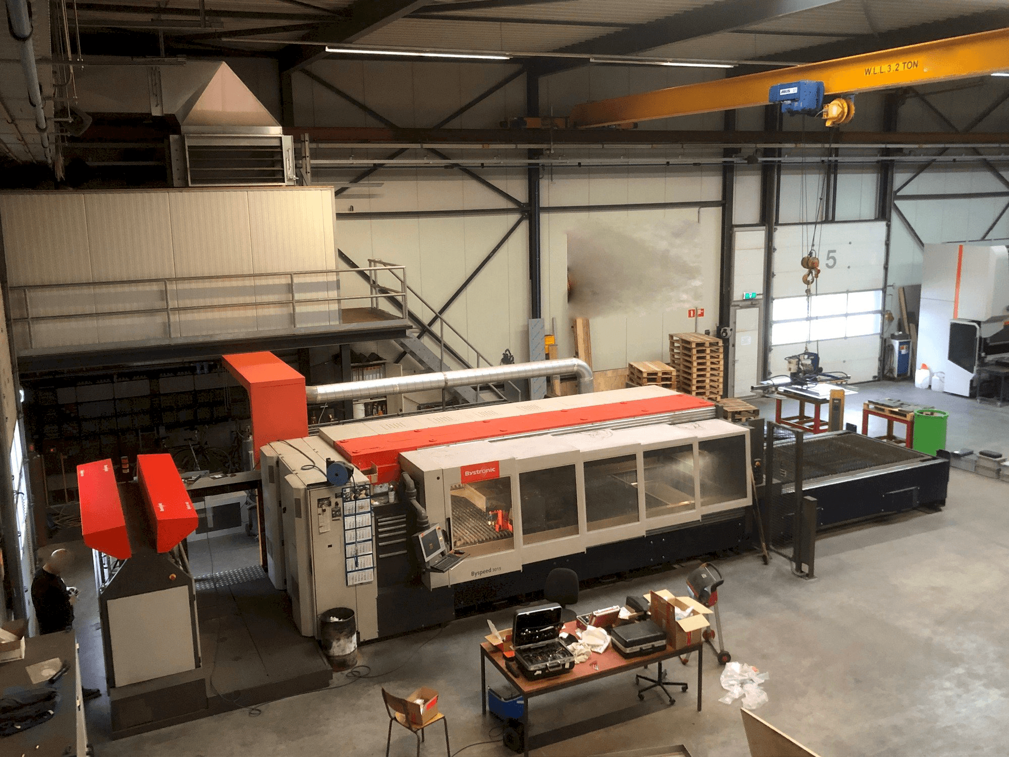 Prikaz stroja Bystronic Byspeed 3015 sprijeda