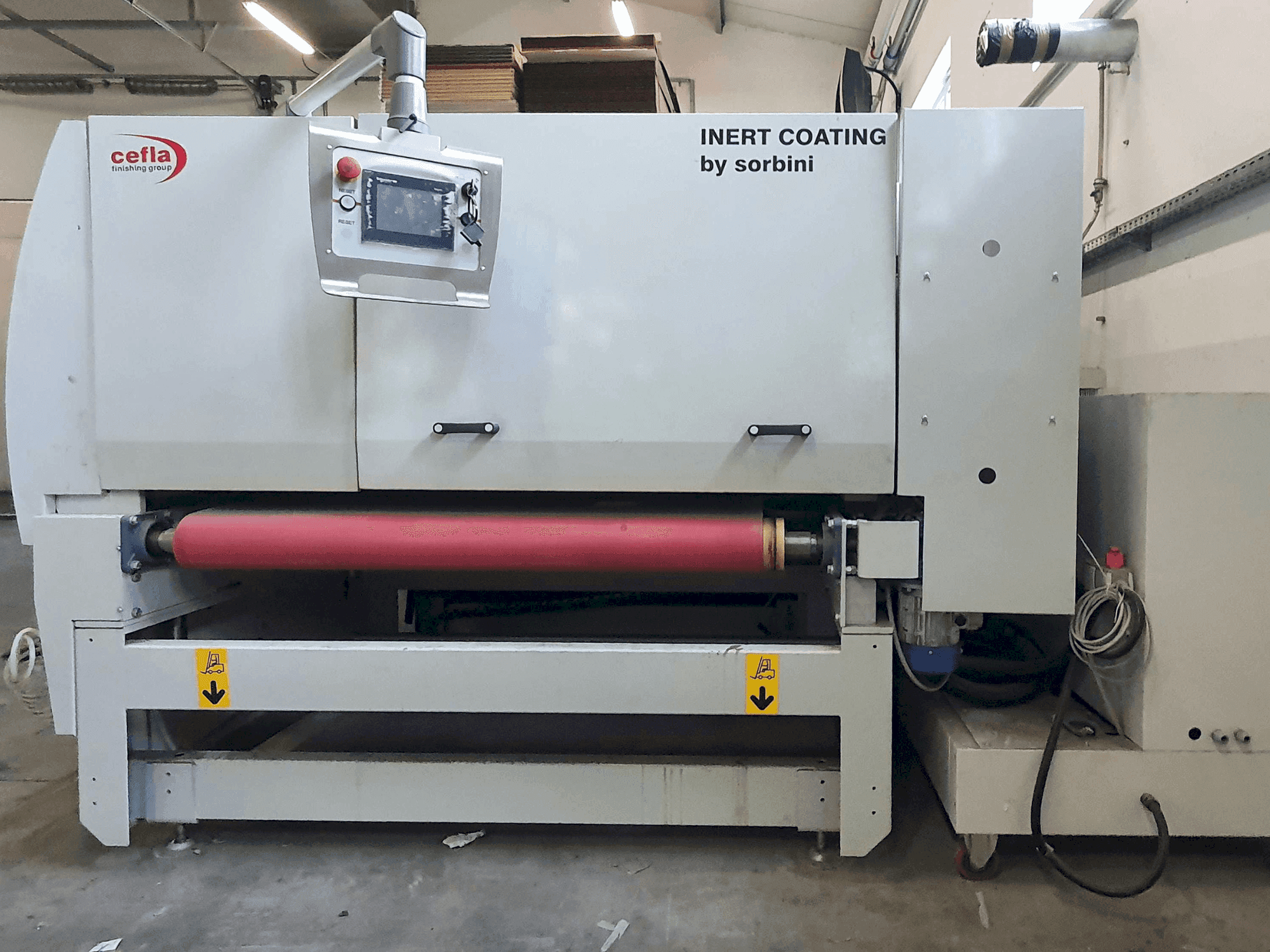 Prikaz stroja CEFLA INTER-TEC sprijeda