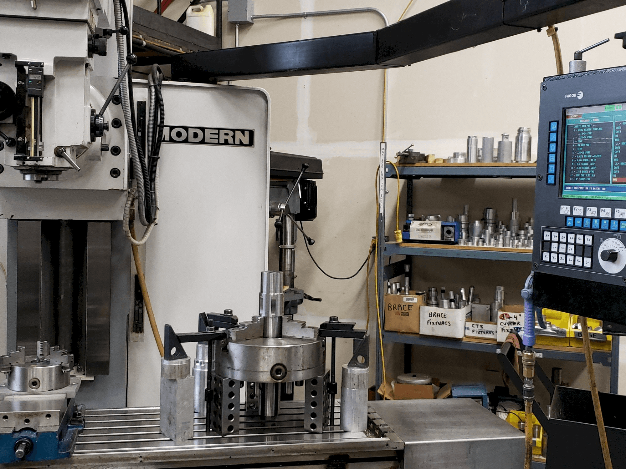 Prikaz stroja Modern MB 20 sprijeda