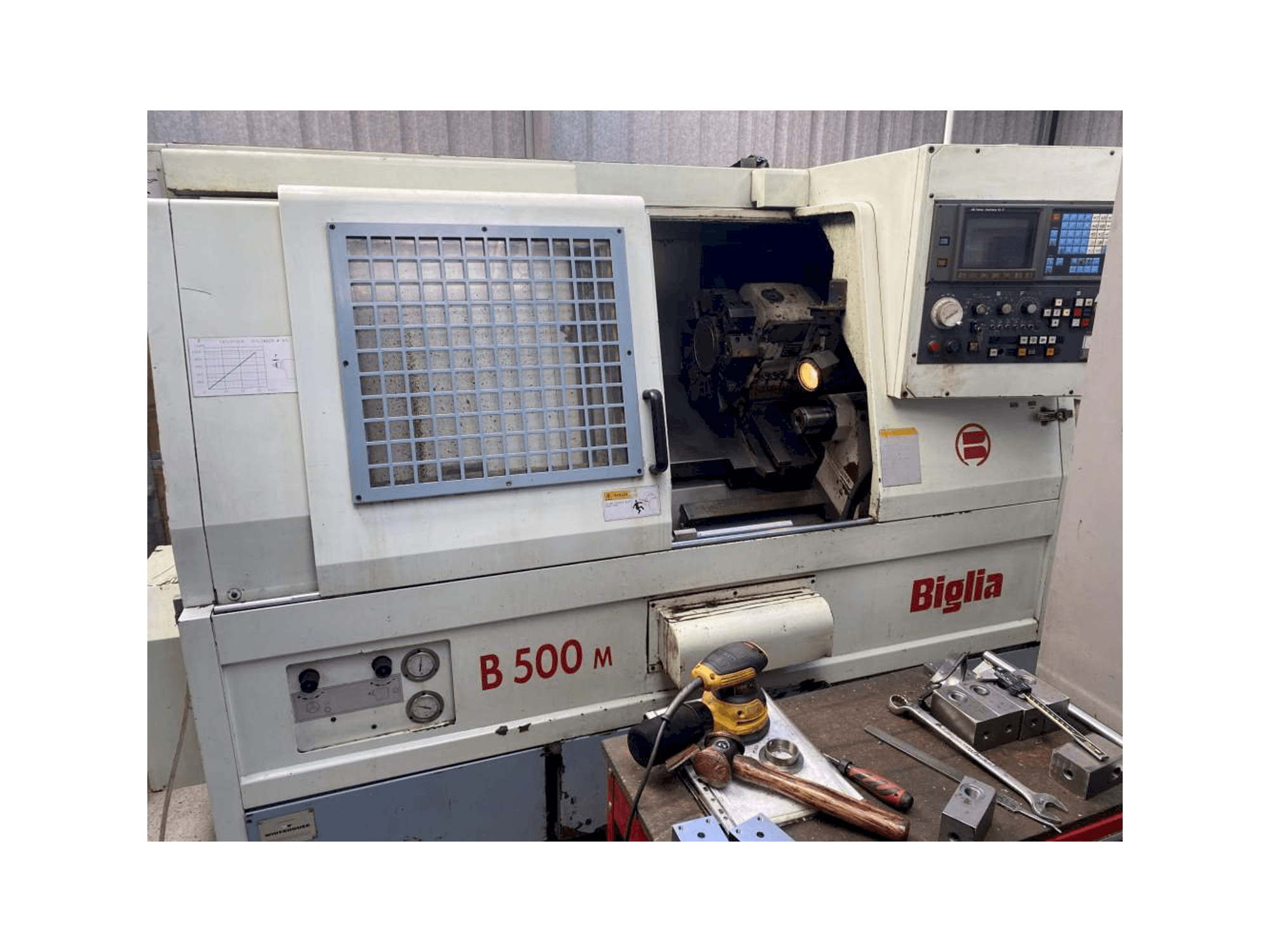 Prikaz stroja Biglia B 500 M sprijeda