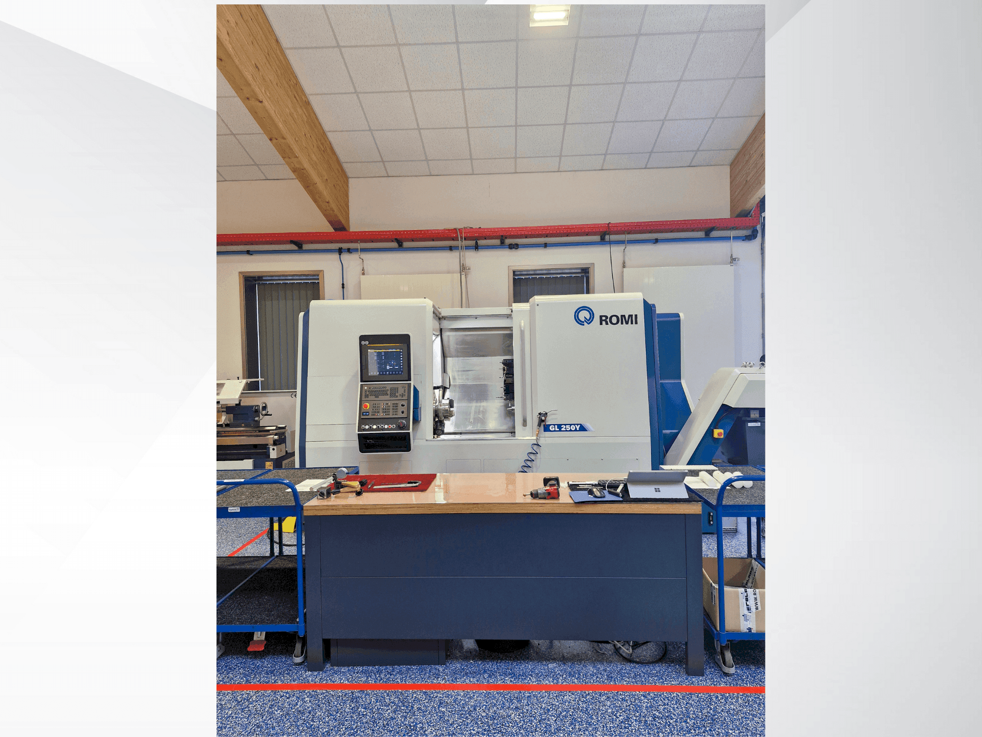 Prikaz stroja Romi GL 250 sprijeda