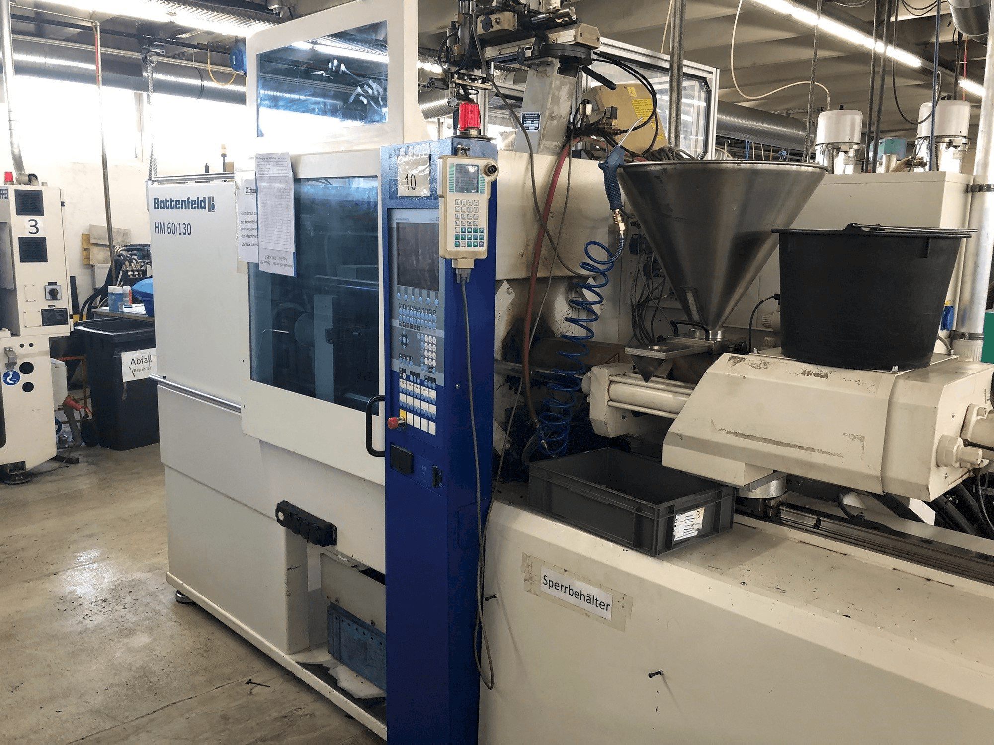 Prikaz stroja Battenfeld HM 60/130 S sprijeda