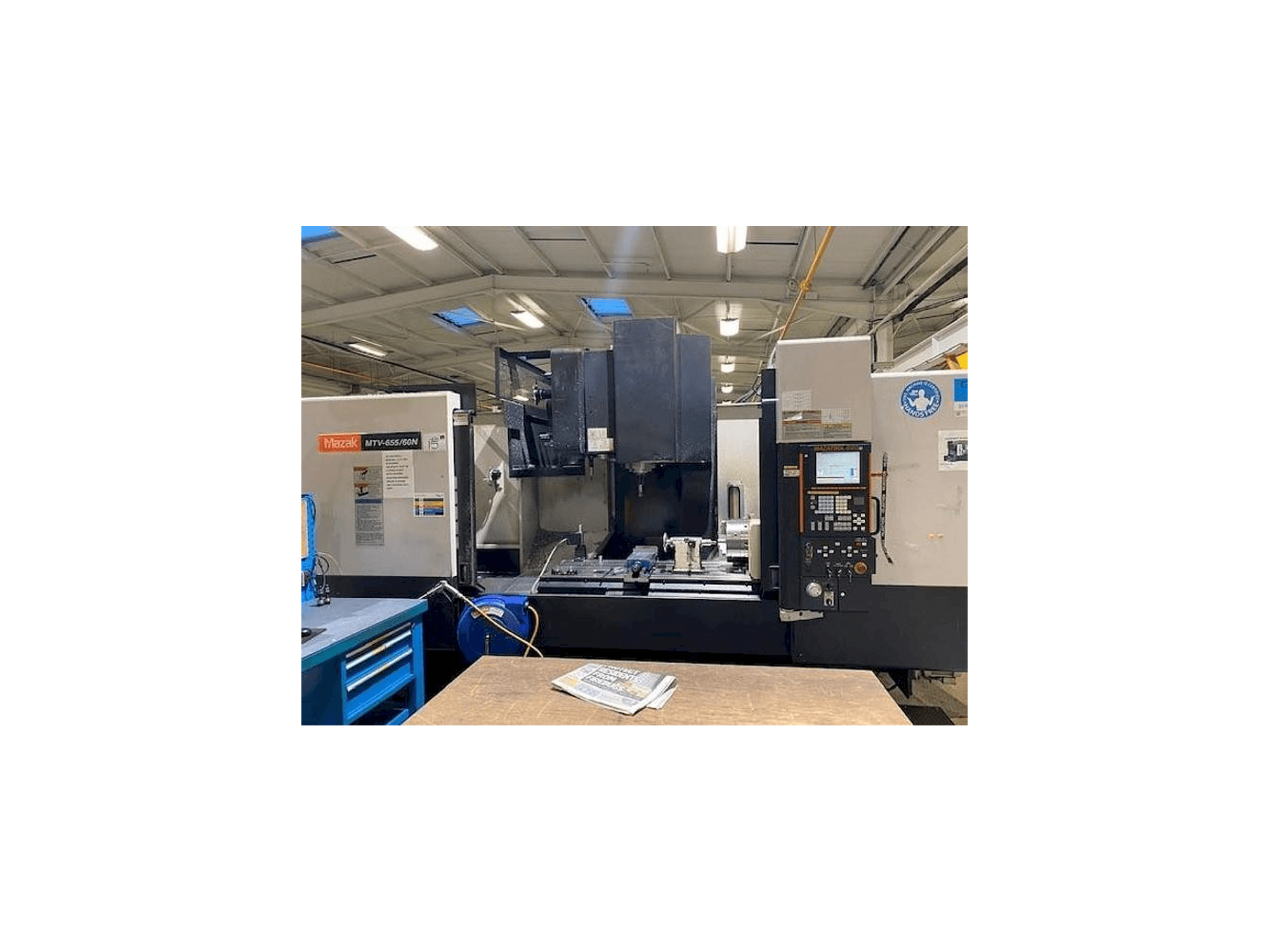 Prikaz stroja Mazak MTV 655/60N sprijeda