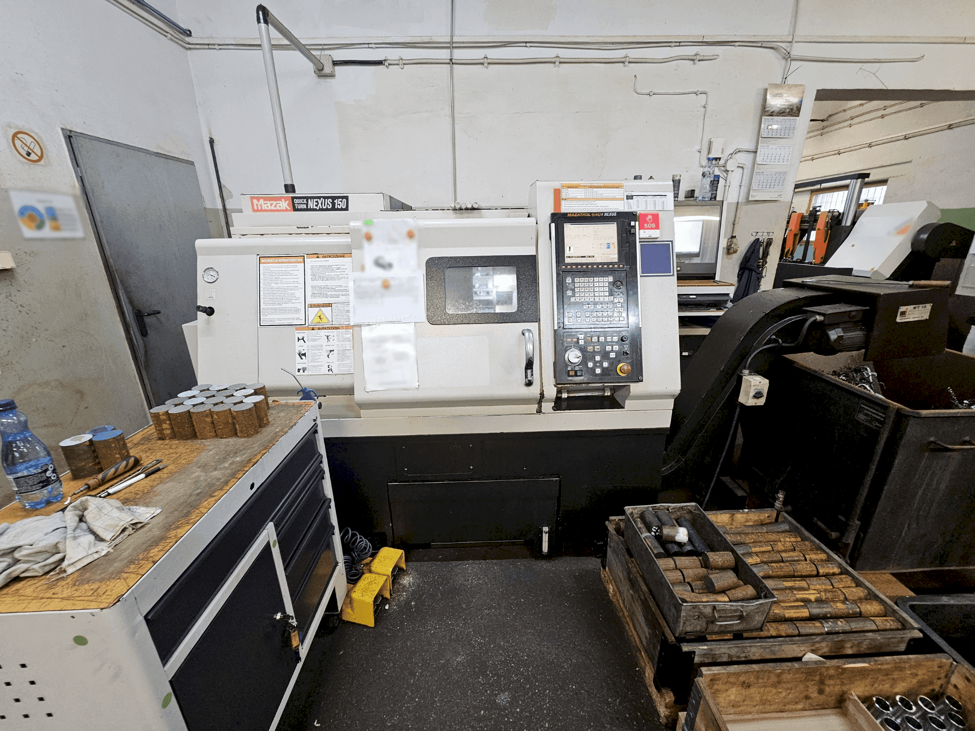 Prikaz stroja Mazak QTN-150/500 sprijeda
