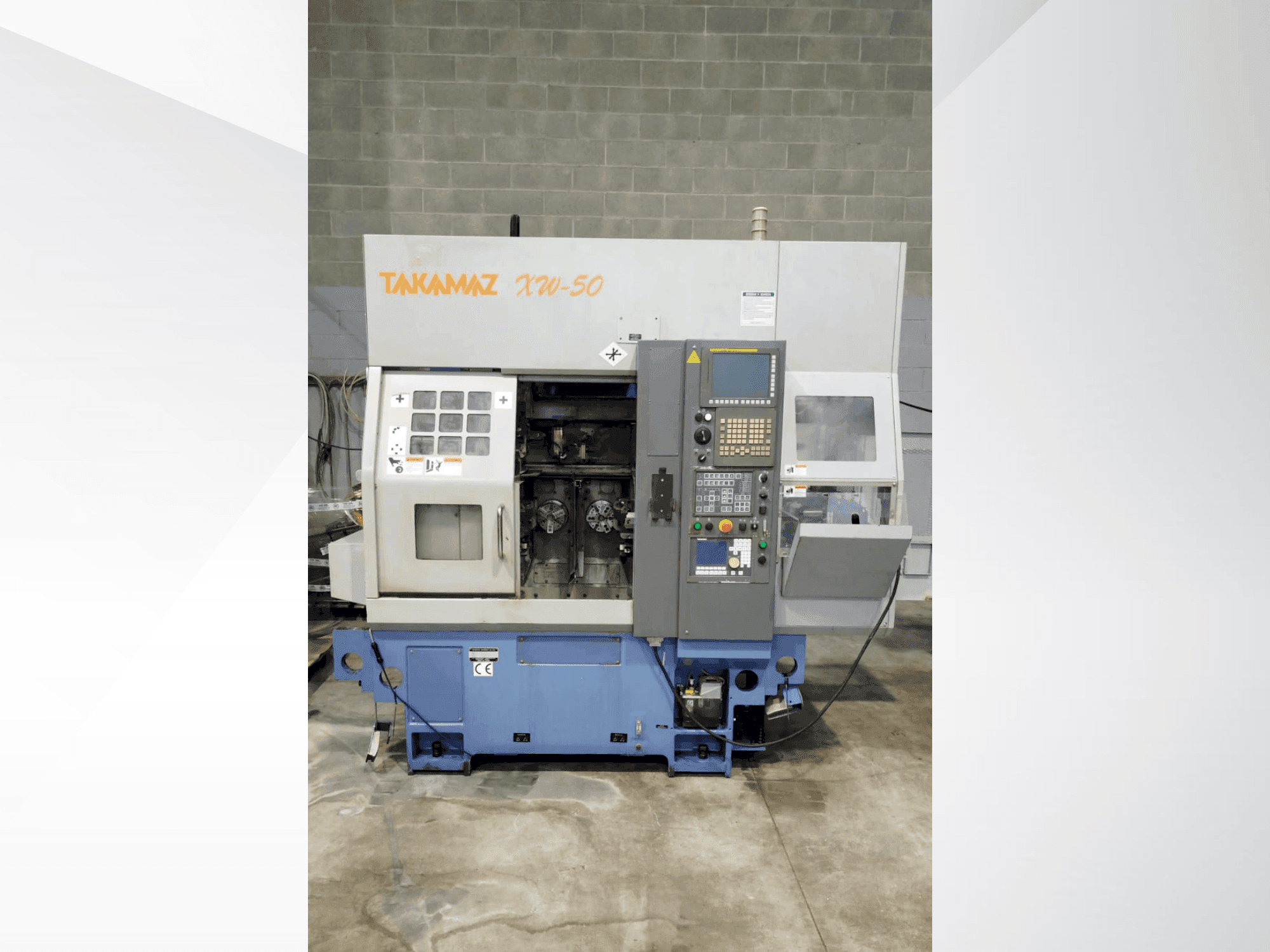 Prikaz stroja Takamaz NW 50 sprijeda