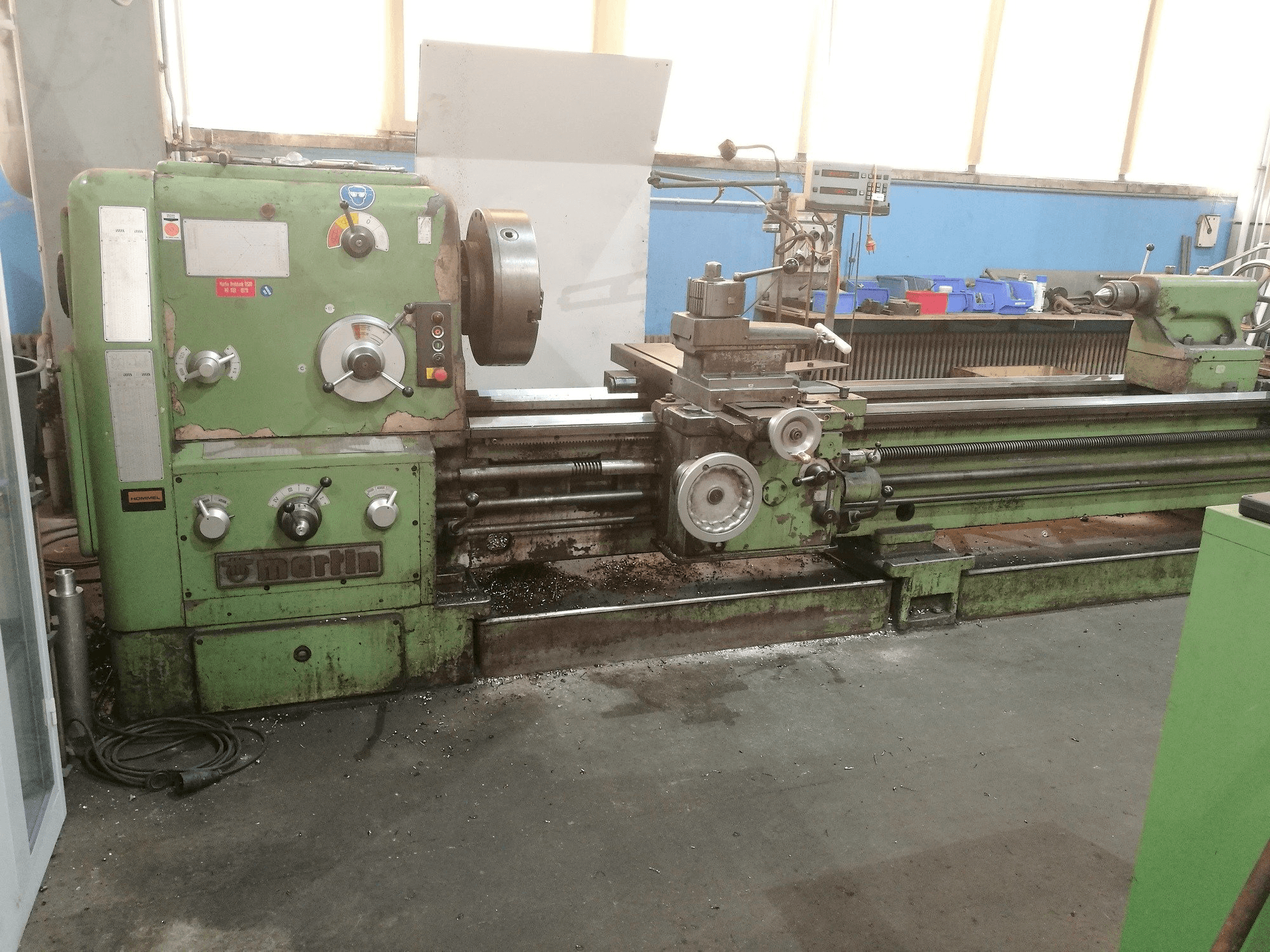 Prikaz stroja Martin DS 80 sprijeda