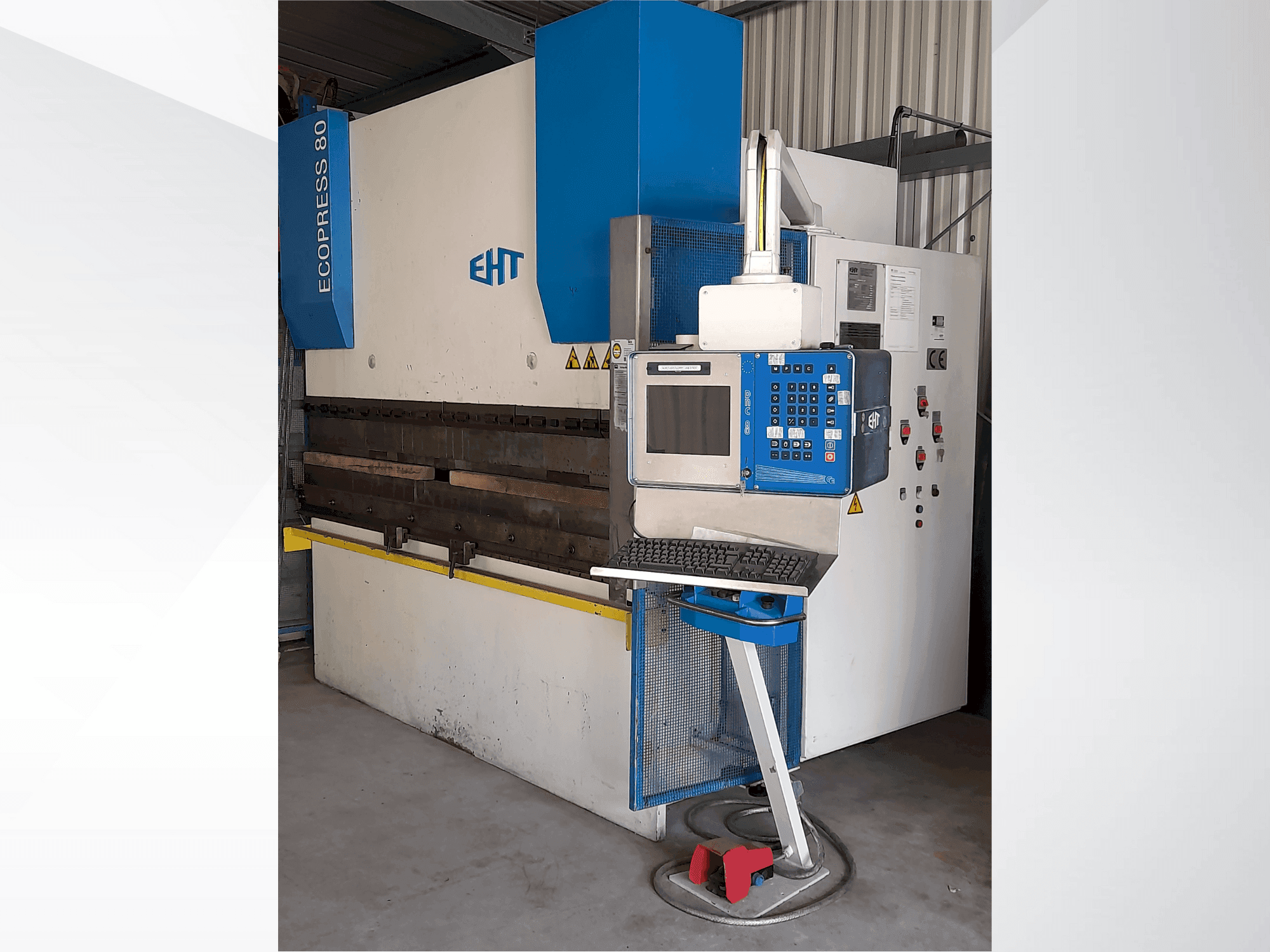 Prikaz stroja EHT Ecopress 80 sprijeda