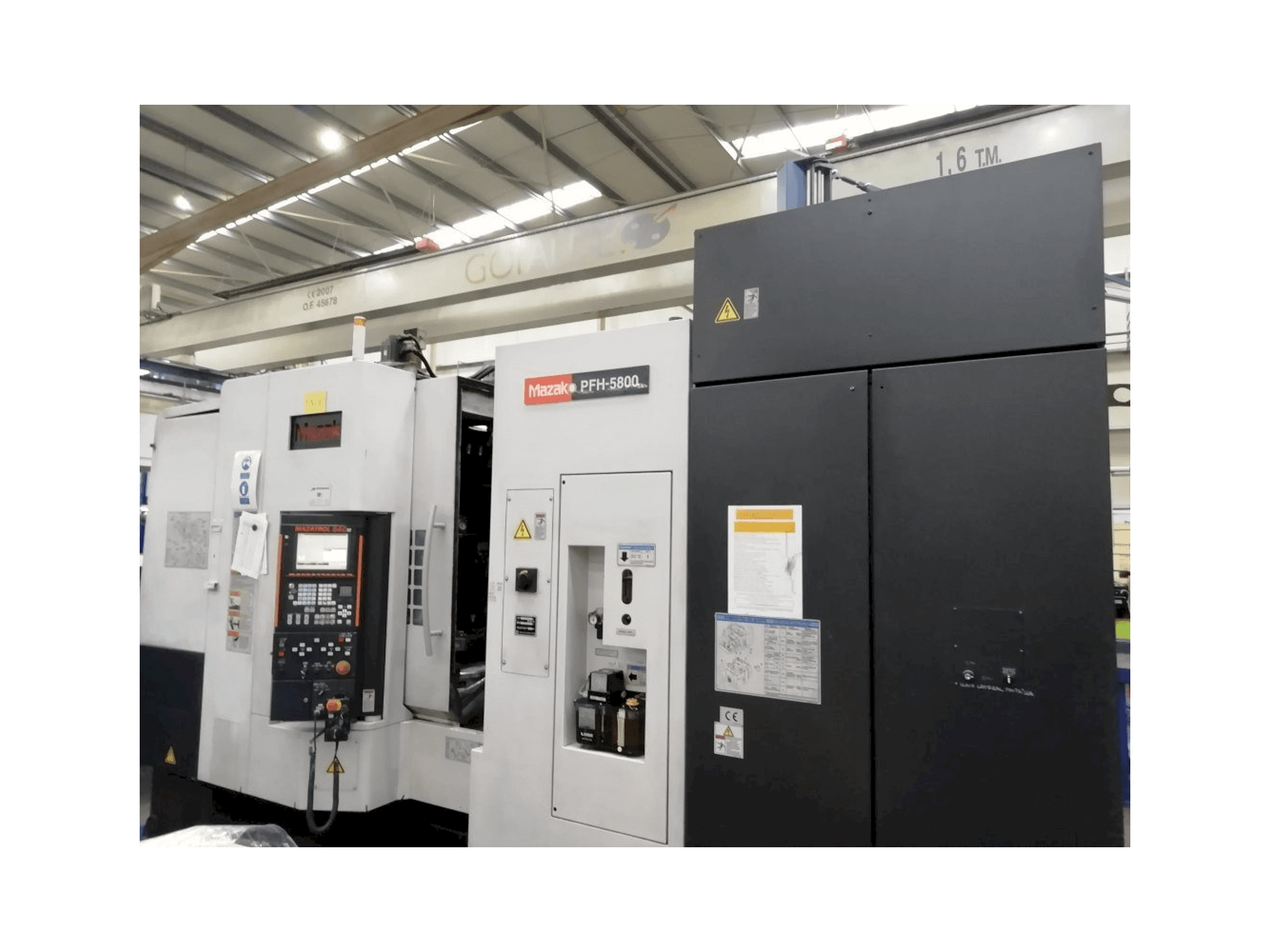 Prikaz stroja Mazak PFH 5800 sprijeda