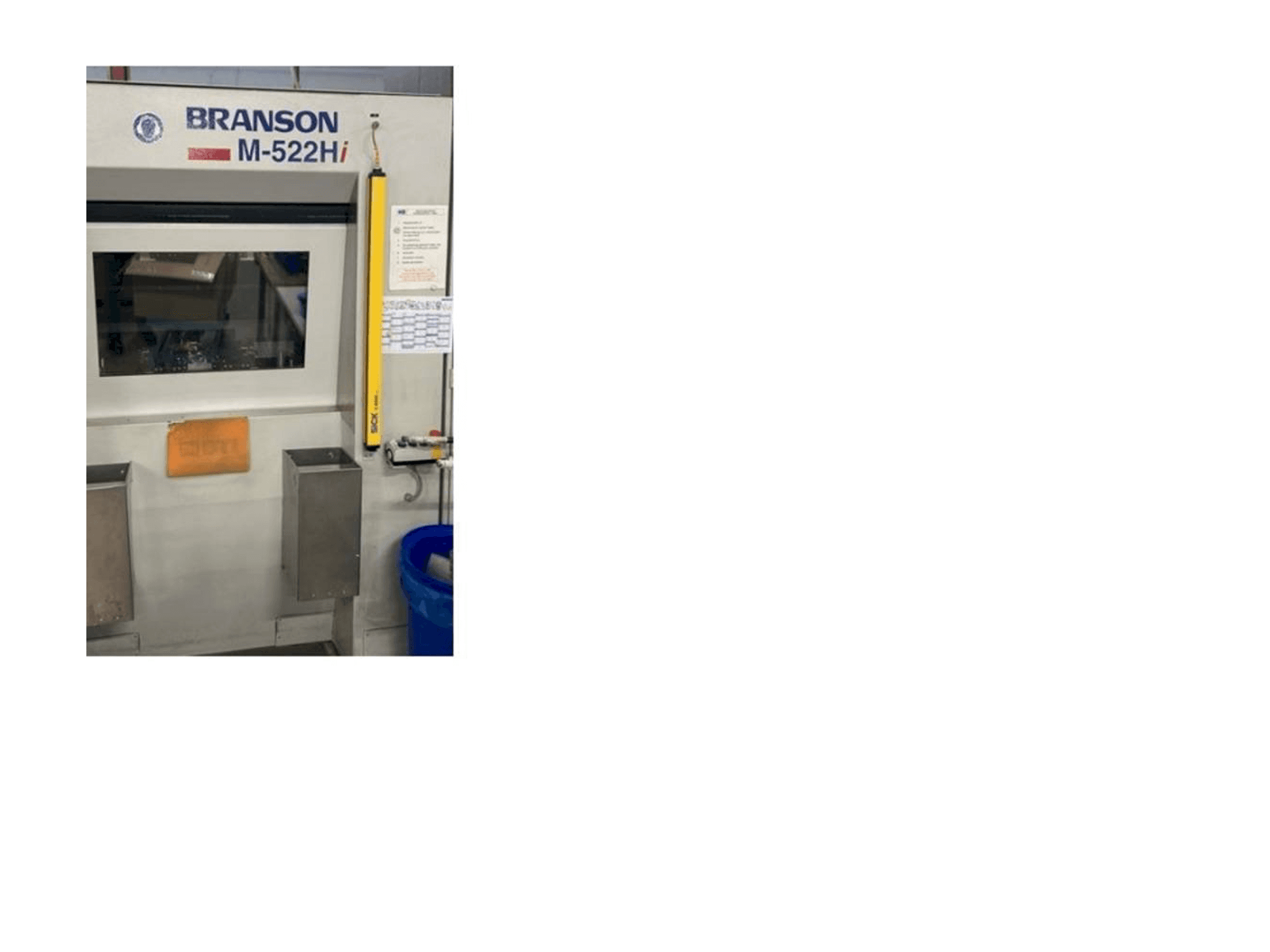 Prikaz stroja BRANSON M-522Hi (2010) sprijeda