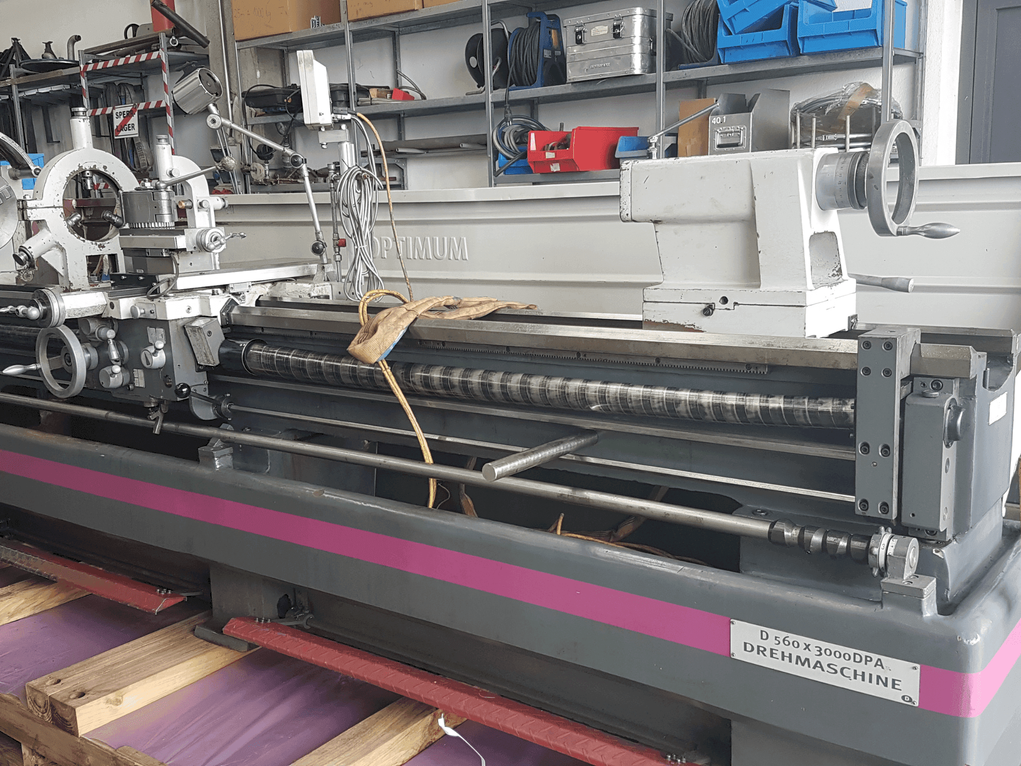 Prikaz stroja Optimum D 5600x3000 sprijeda