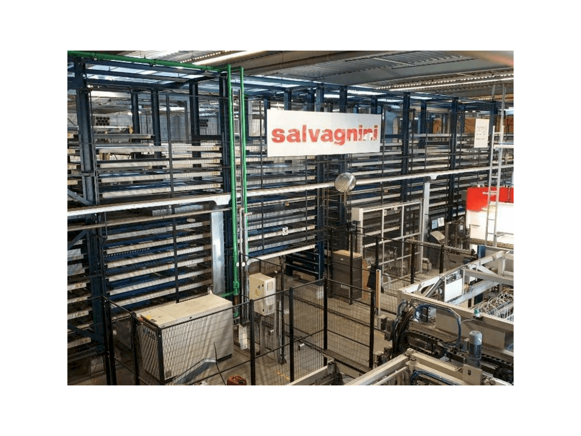 Prikaz stroja Salvagnini S4 and P4 and MV installation sprijeda