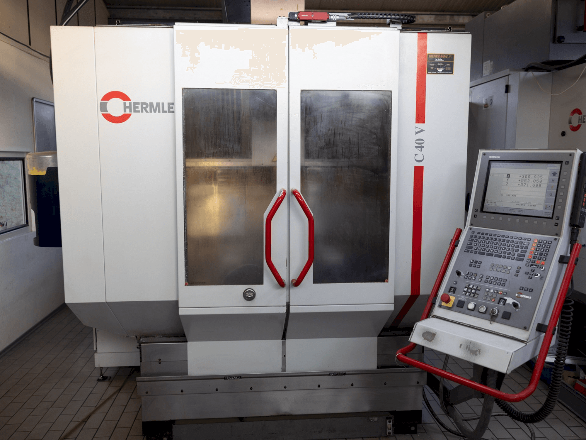 Detalj stroja HERMLE C 40 V