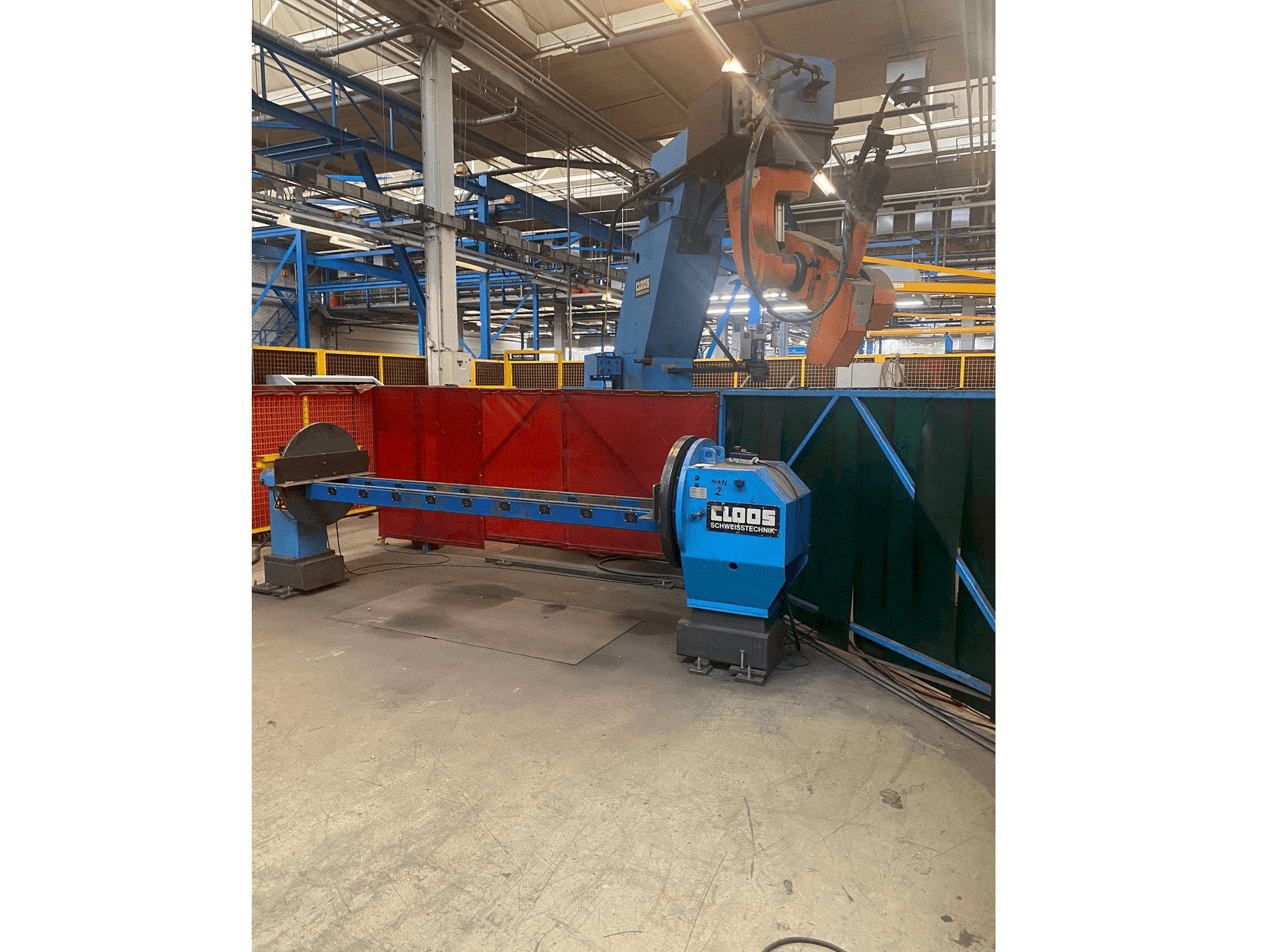 Prikaz stroja Carl Cloos Romat 310 C-Stander WPV-DP-5000N sprijeda