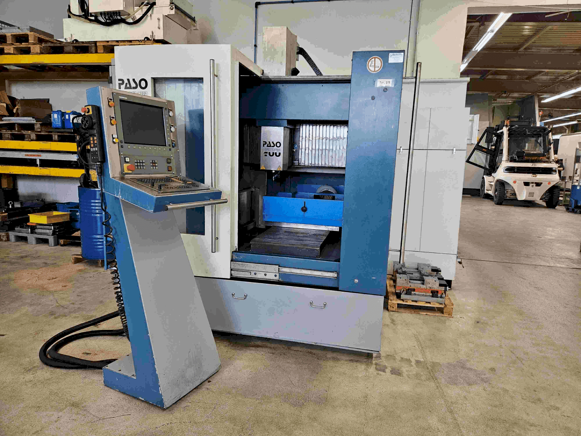 Prikaz stroja PASO PS400 (2004) sprijeda