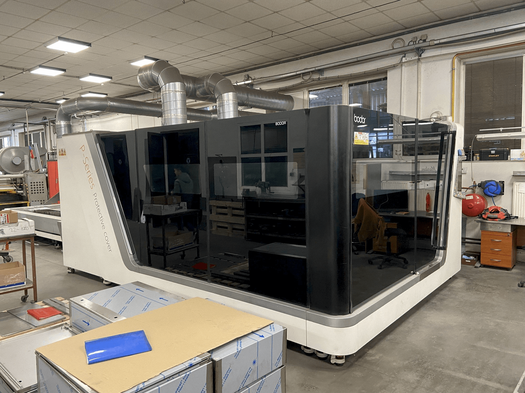 Prikaz stroja Bodor P3 sprijeda