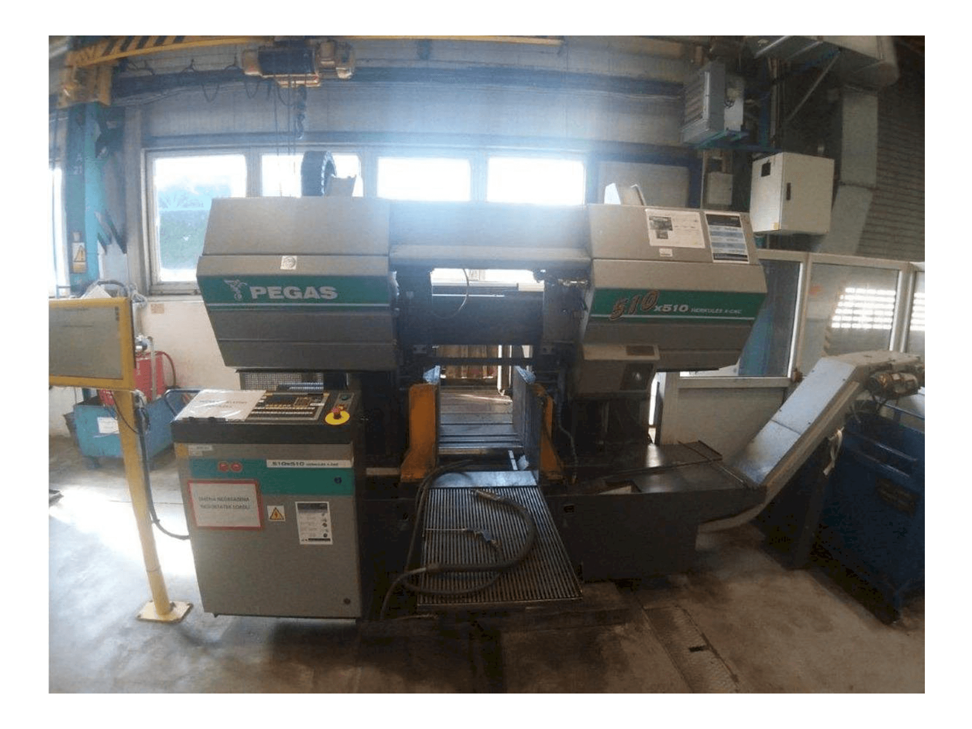 Prikaz stroja Pegas 510x510 Herkules X-CNC sprijeda