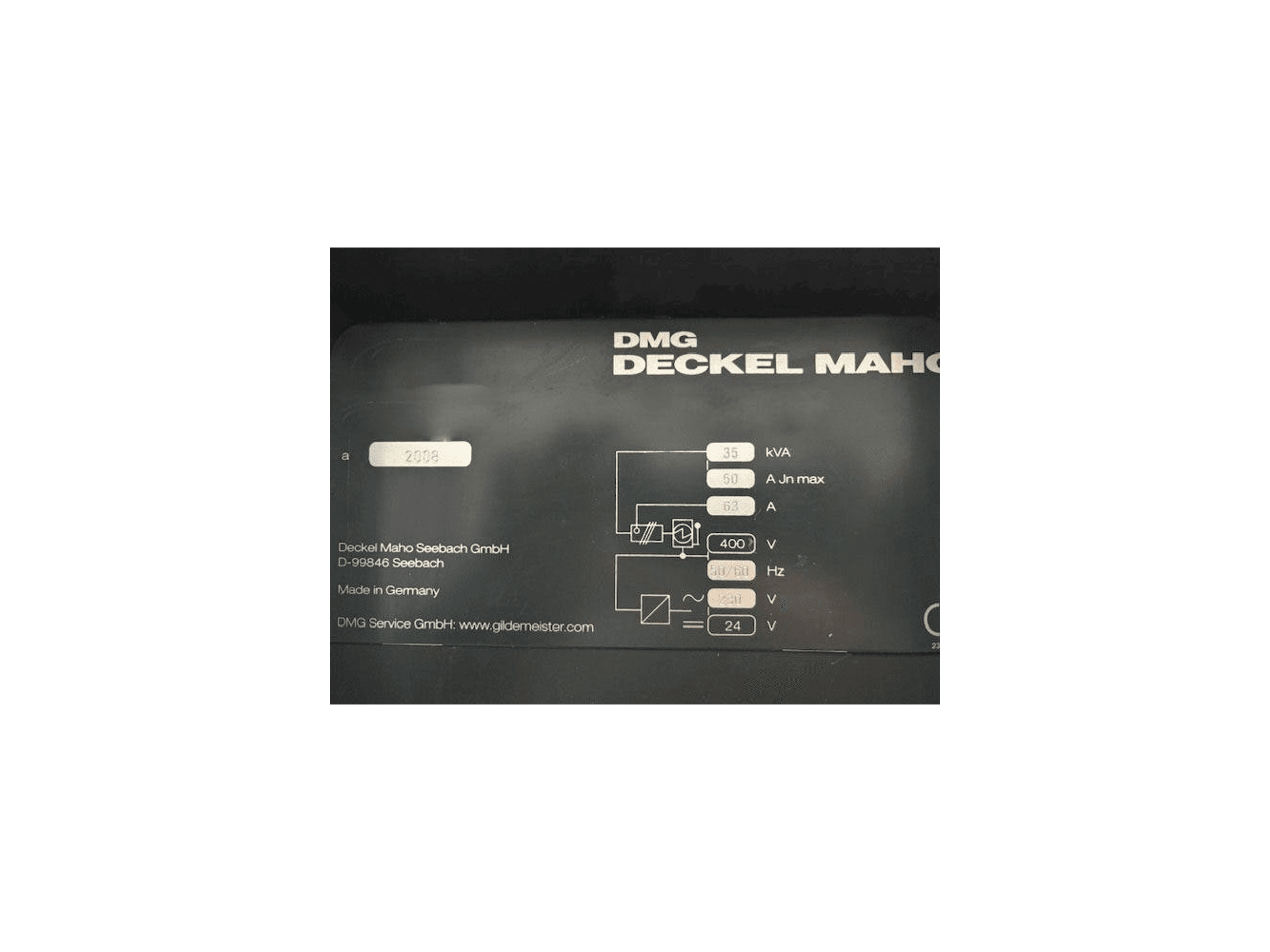 Detalj stroja DMG DMC 635V