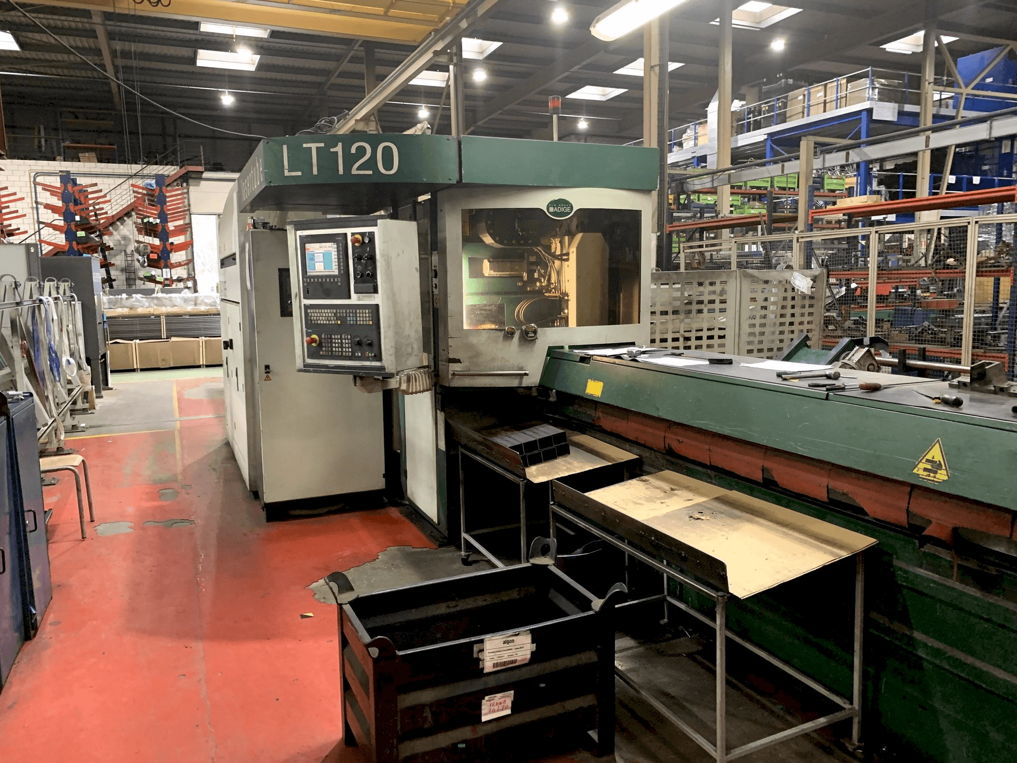 Prikaz stroja ADIGE LT 120 sprijeda