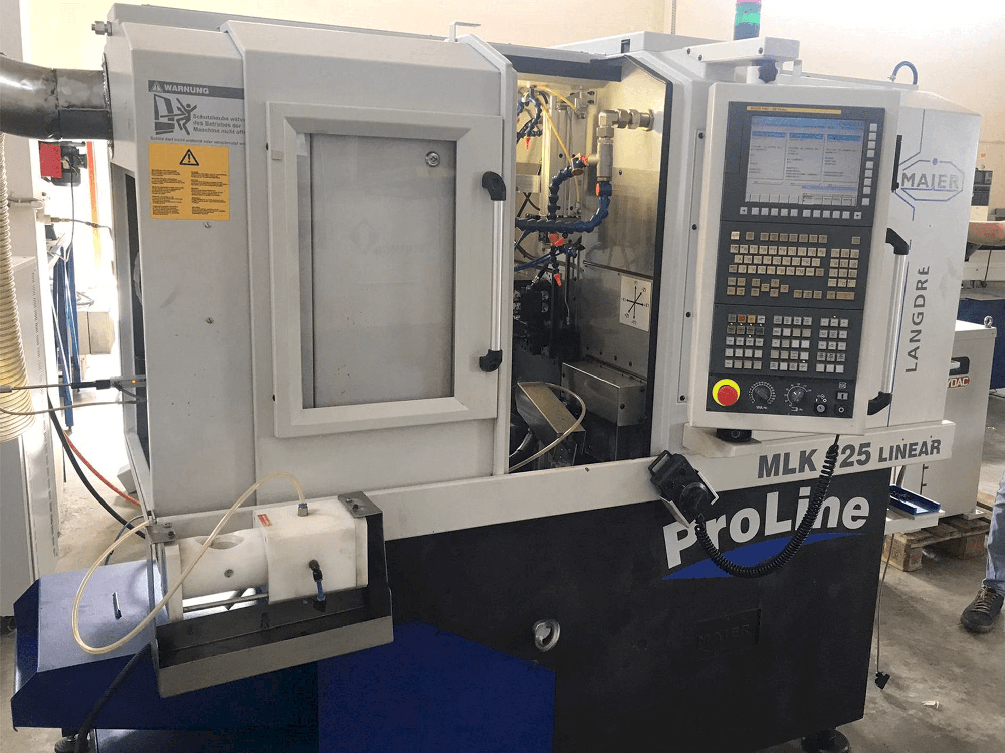 Prikaz stroja Maier MLK 125 Linear sprijeda