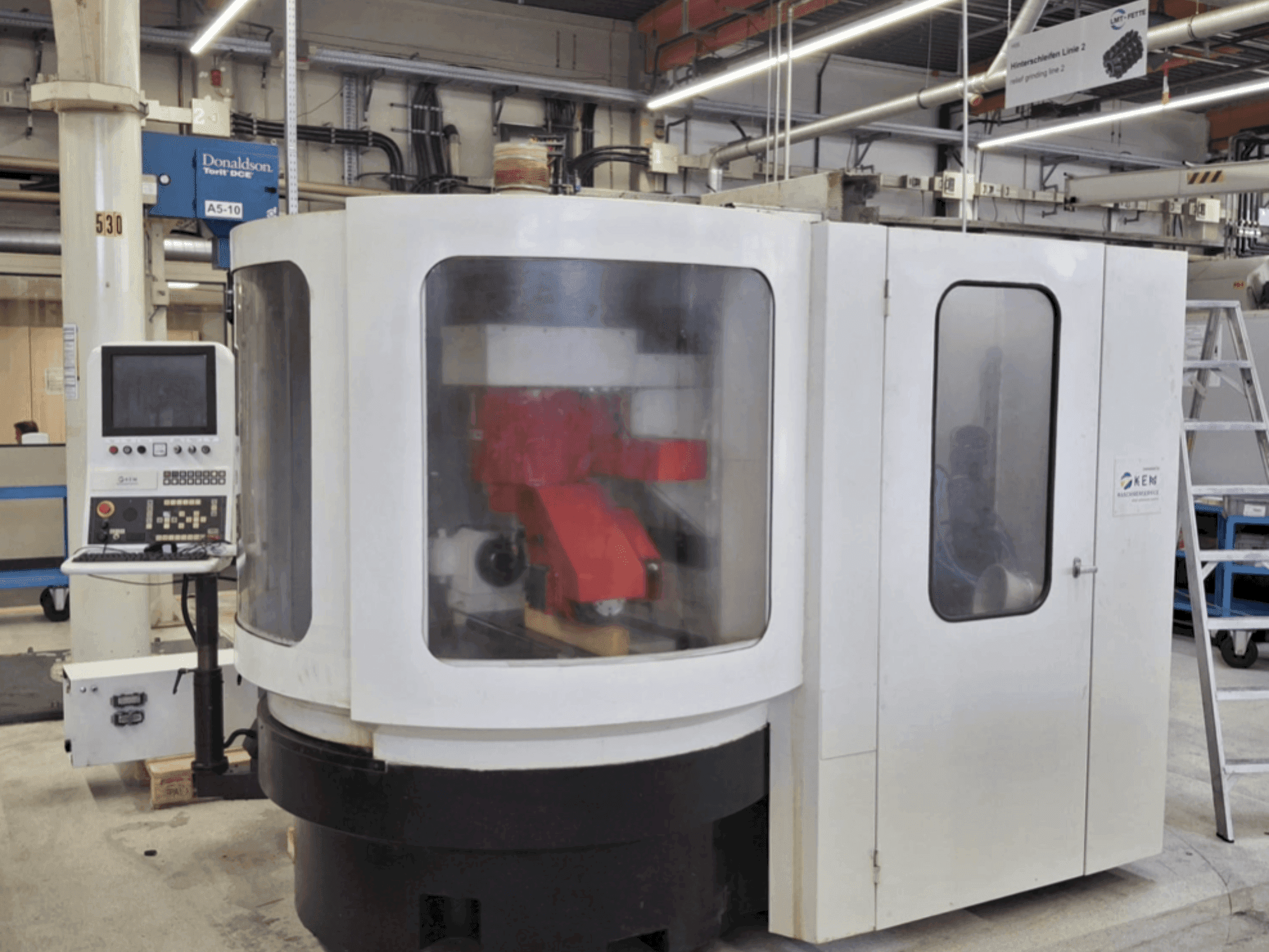 Prikaz stroja SAACKE UWIID sprijeda