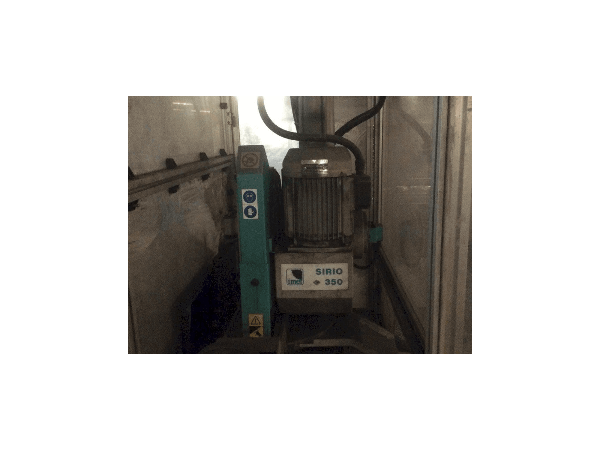 Prikaz lijeve strane stroja Imet Sirio 350 AF-E