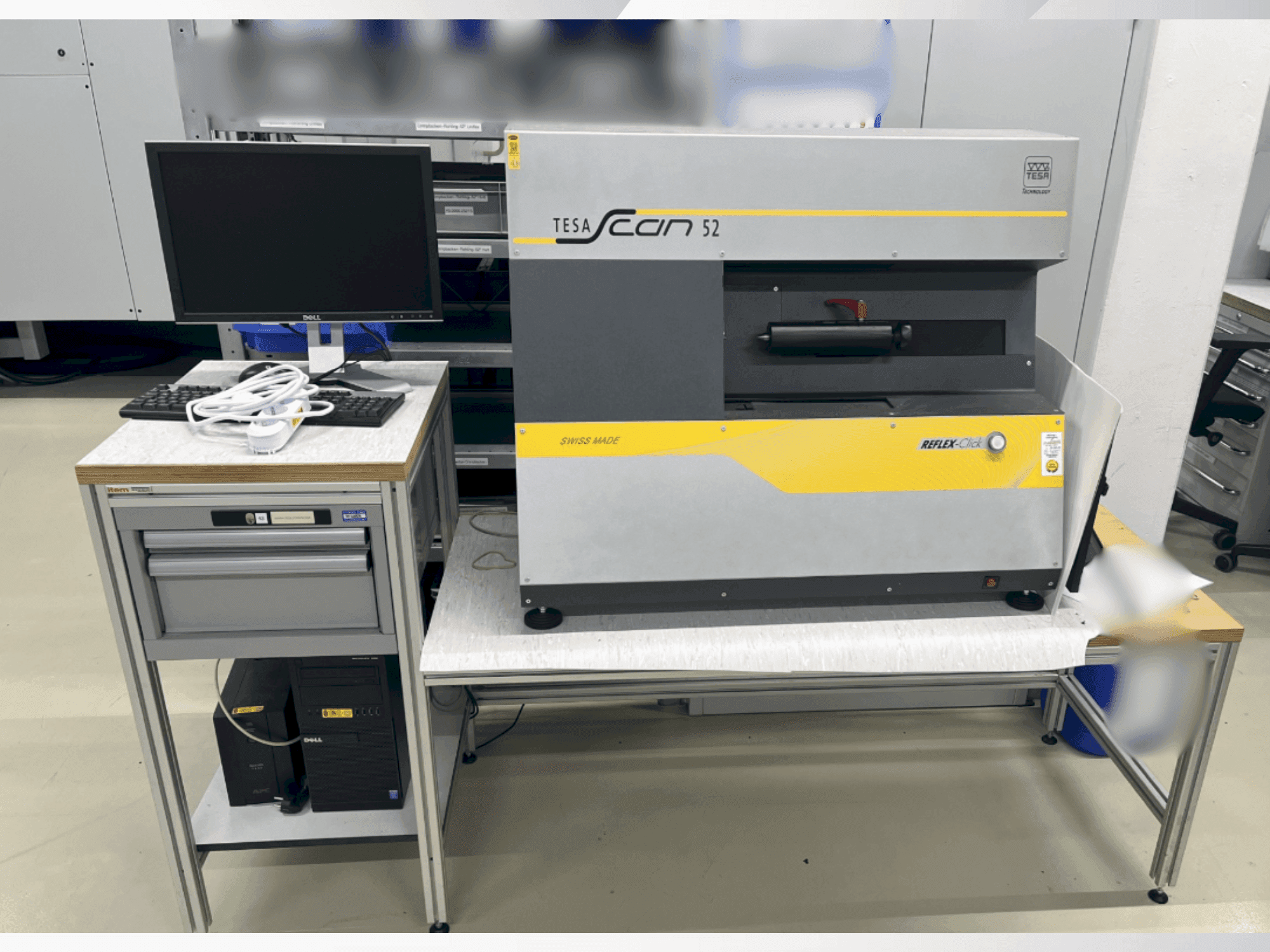 Prikaz stroja TESA Scan 52 sprijeda