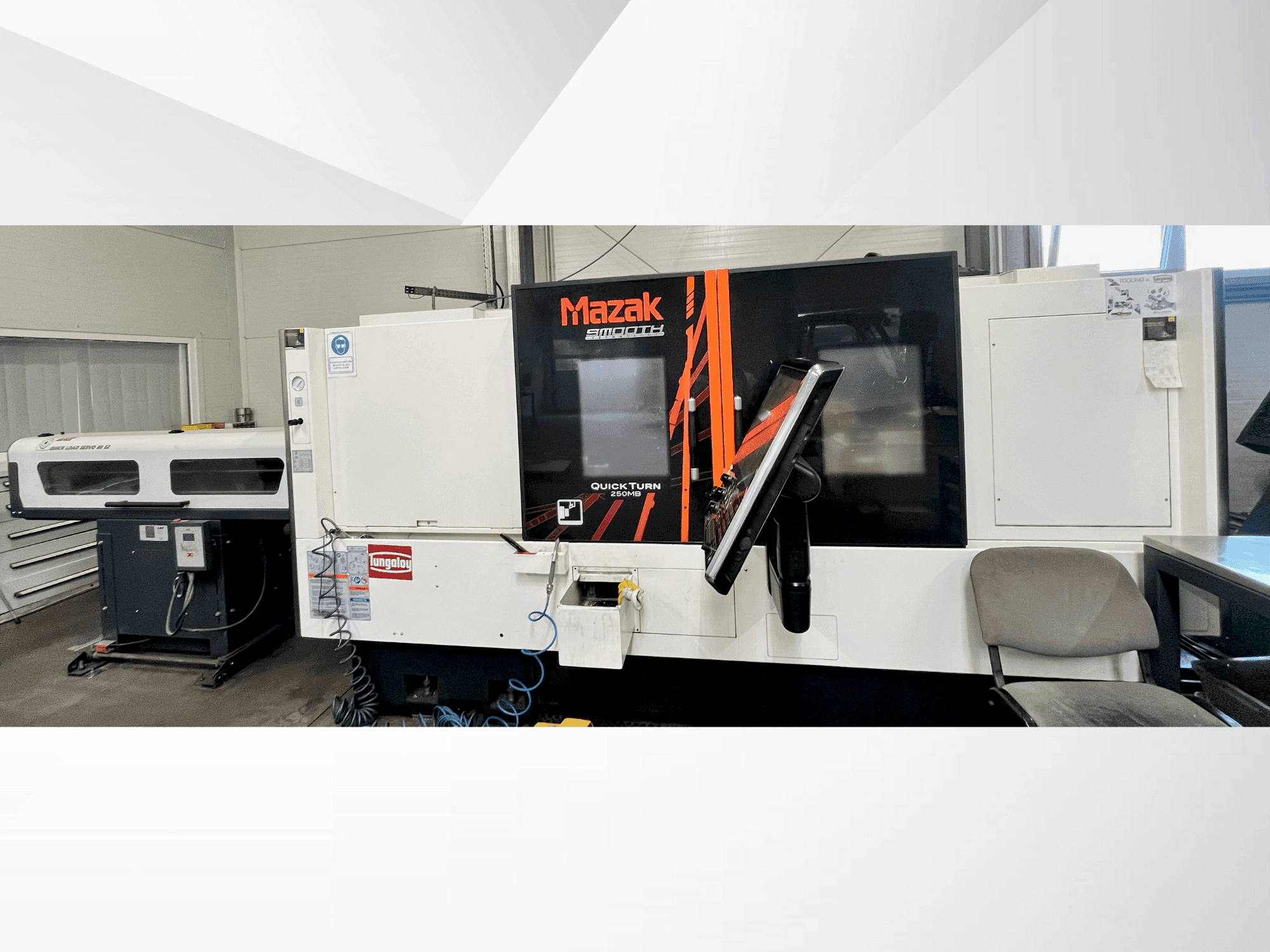 Prikaz stroja Mazak Quick Turn 250MB sprijeda