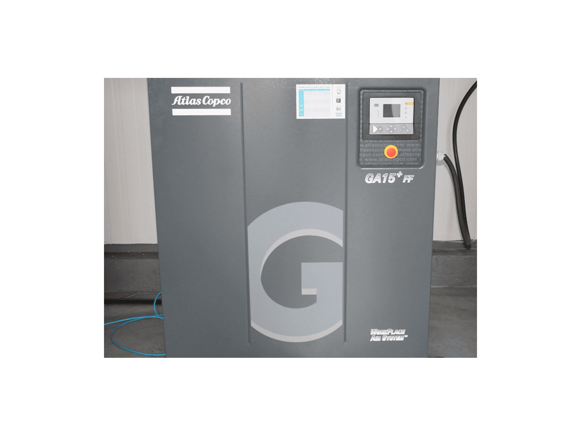 Prikaz stroja Atlas Copco Ga15 + FF sprijeda