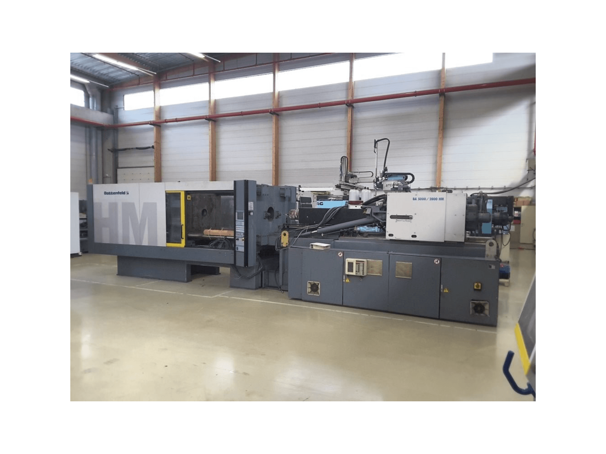 Prikaz stroja Battenfeld BA 5000 - 2800 HM sprijeda