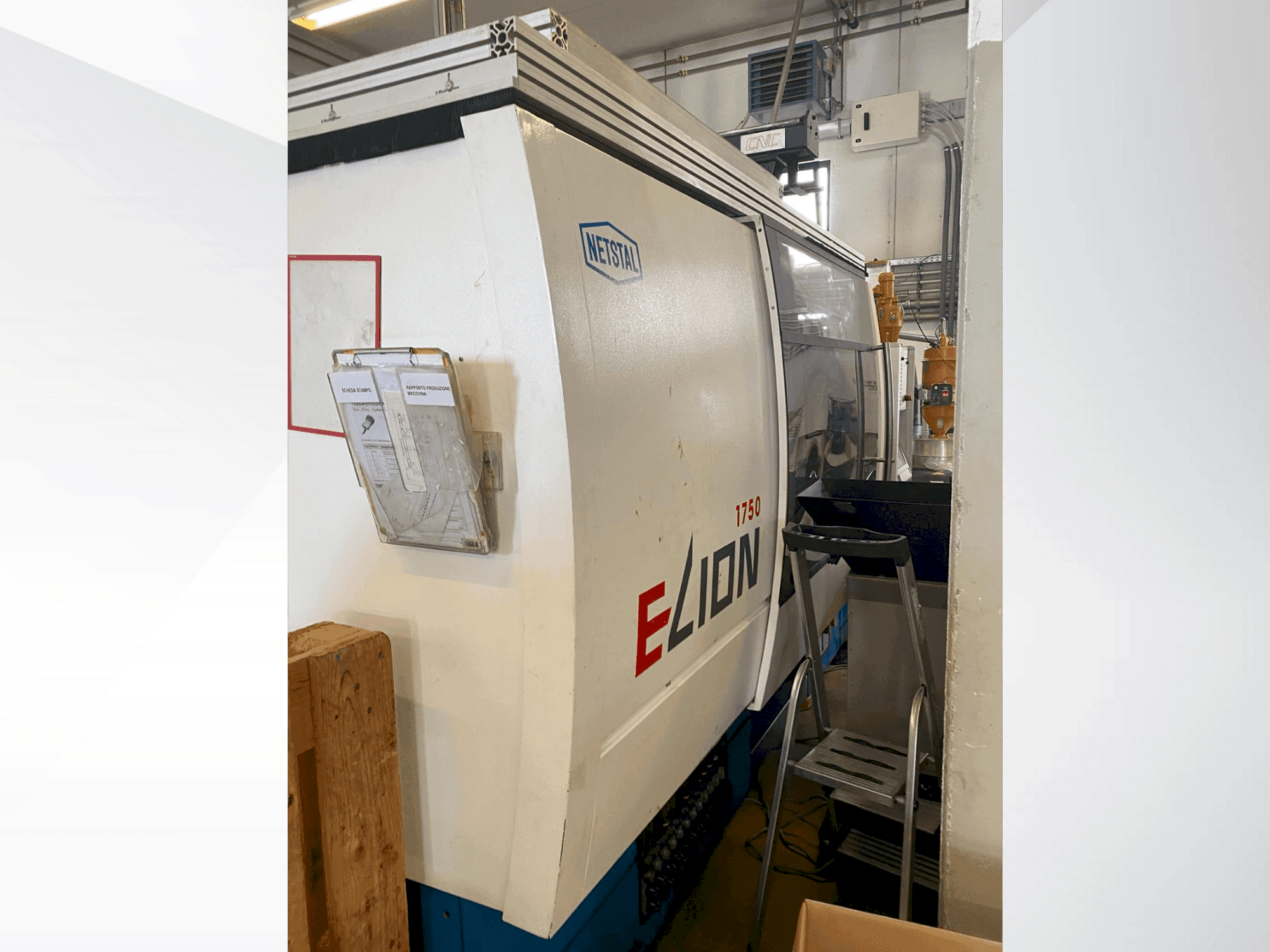 Prikaz stroja Netstal ELION 1750-840PS sprijeda