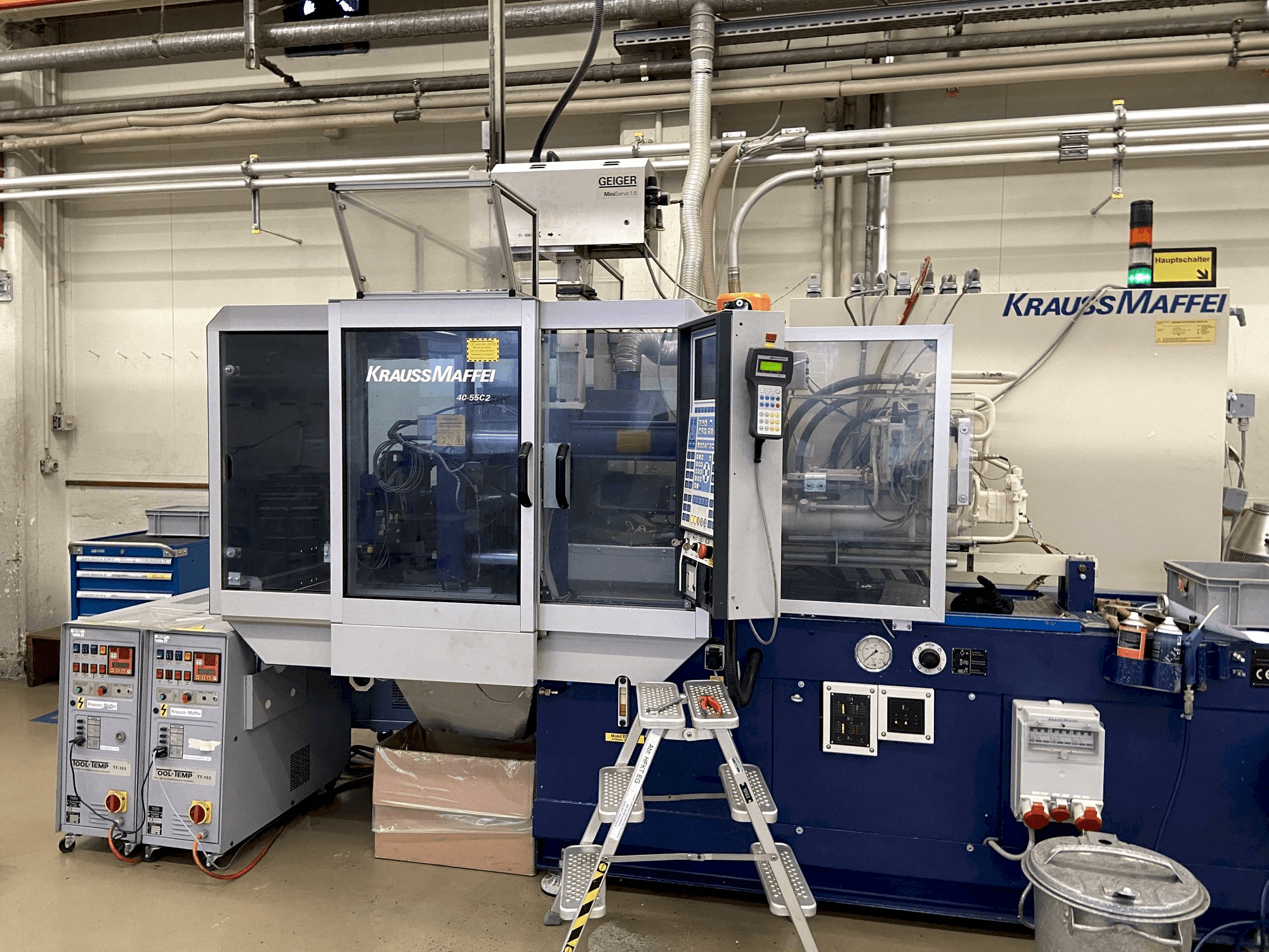 Prikaz stroja Krauss Maffei 40/55 C2 sprijeda