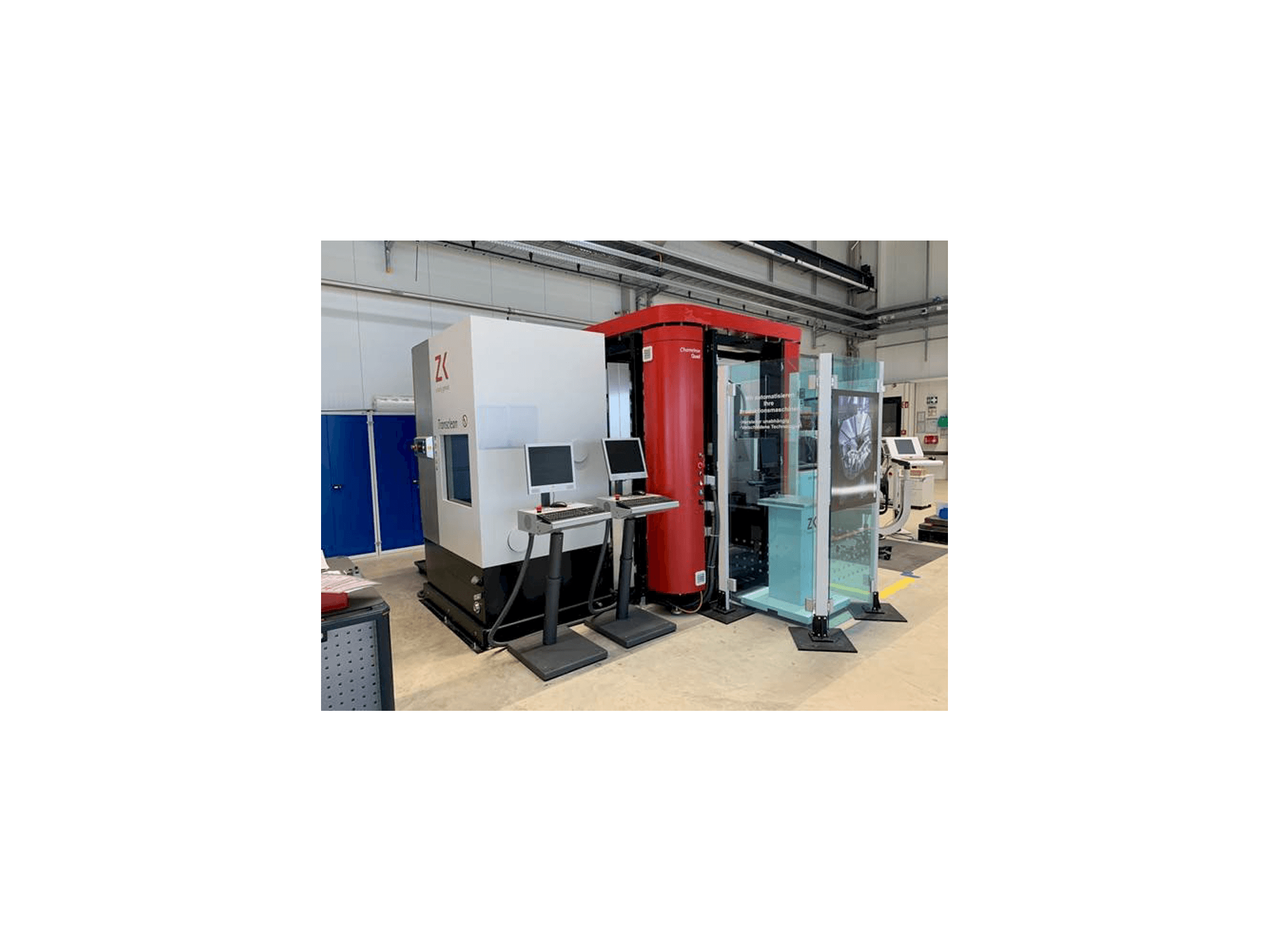 Prikaz stroja Zimmer+Kreim Chameleon Quad + Transclean sprijeda