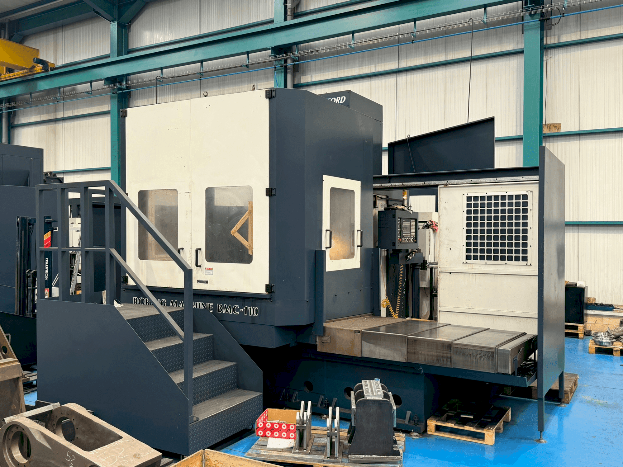 Prikaz stroja Johnford BMC 110 sprijeda