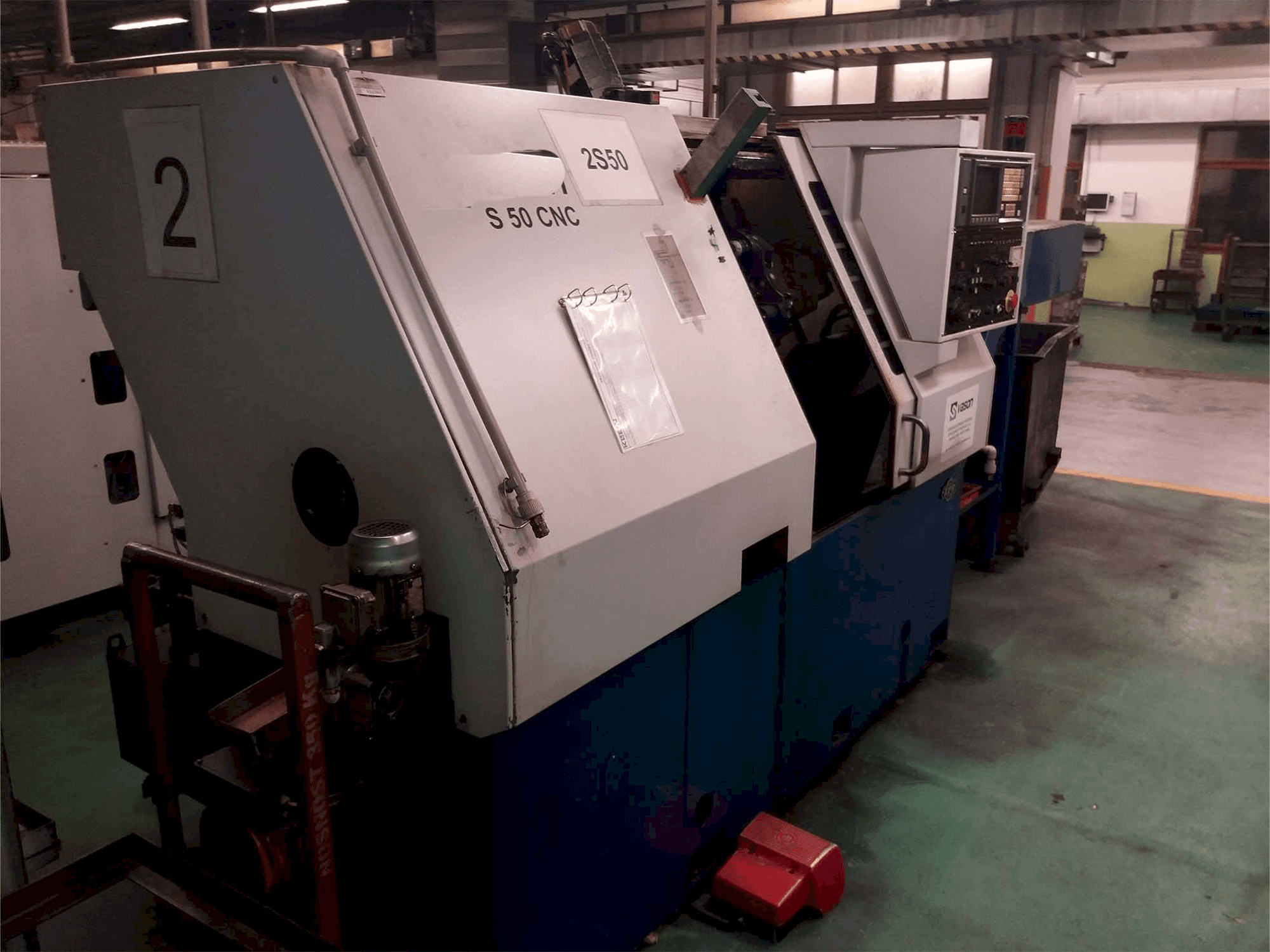 Prikaz stroja ZPS S-50 CNC sprijeda