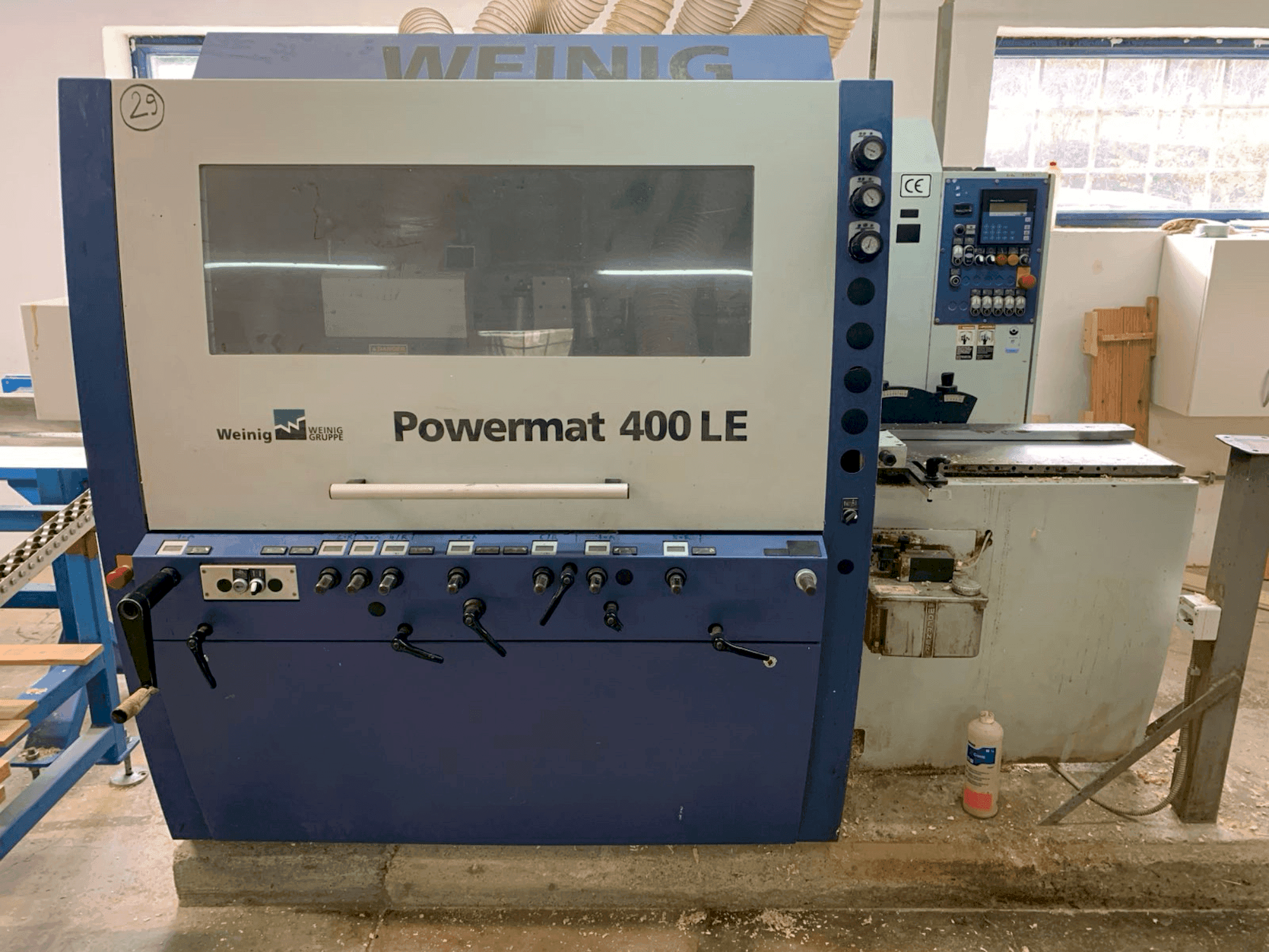 Prikaz stroja WEINIG / DIMTER POWERMAT 400LE sprijeda